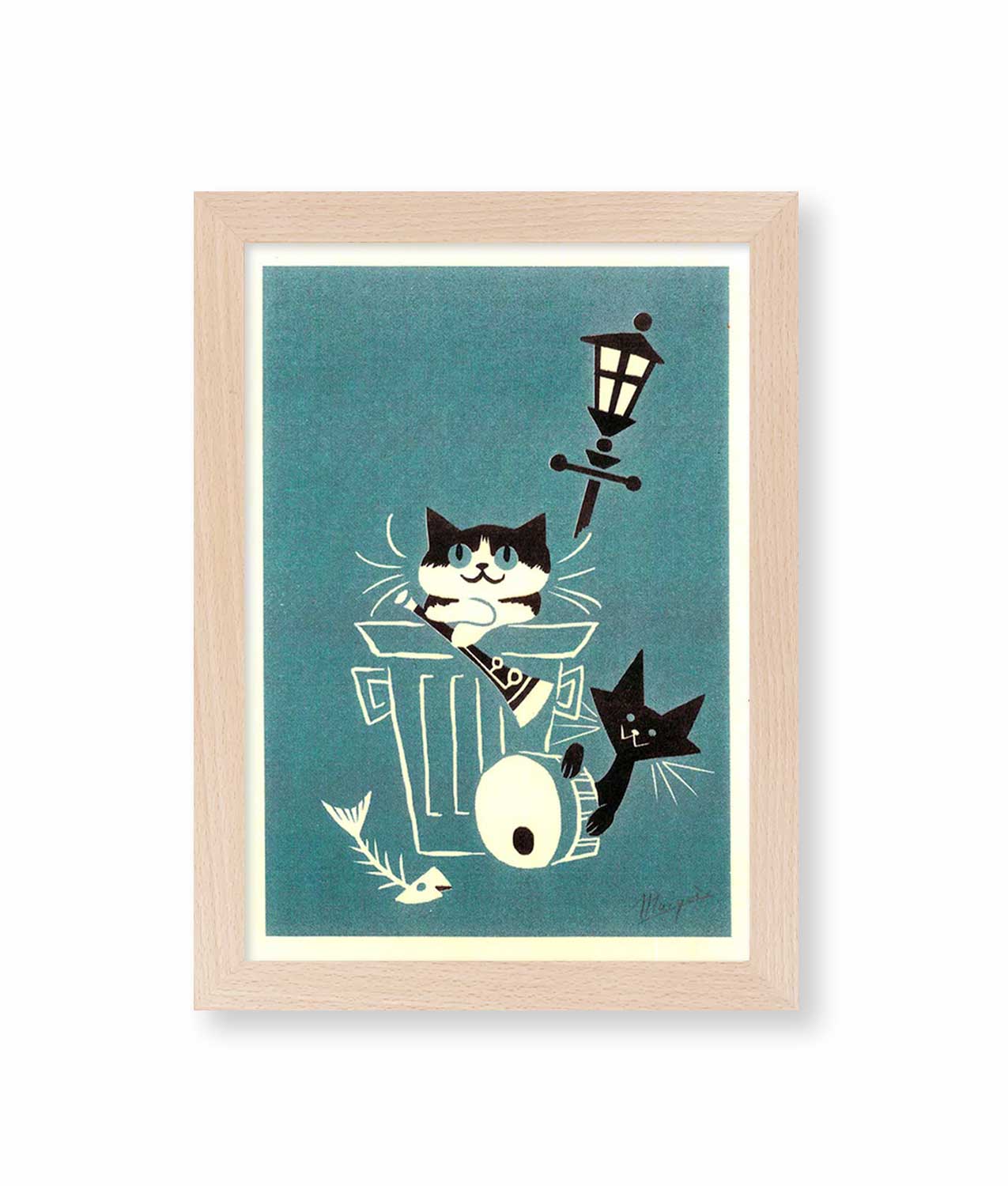 ilustracion el marques marco madera natural haya
