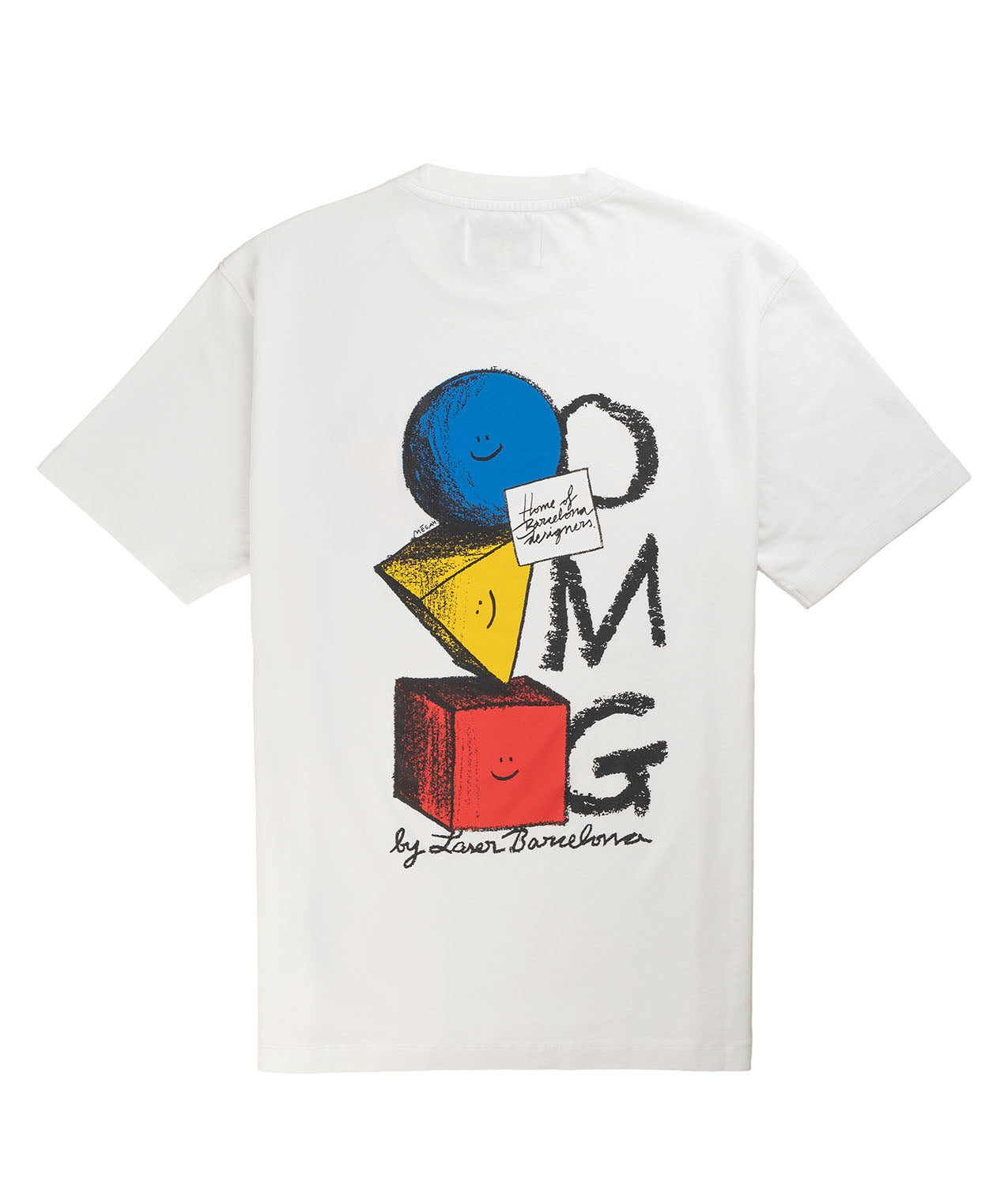 camiseta omg bcn laser