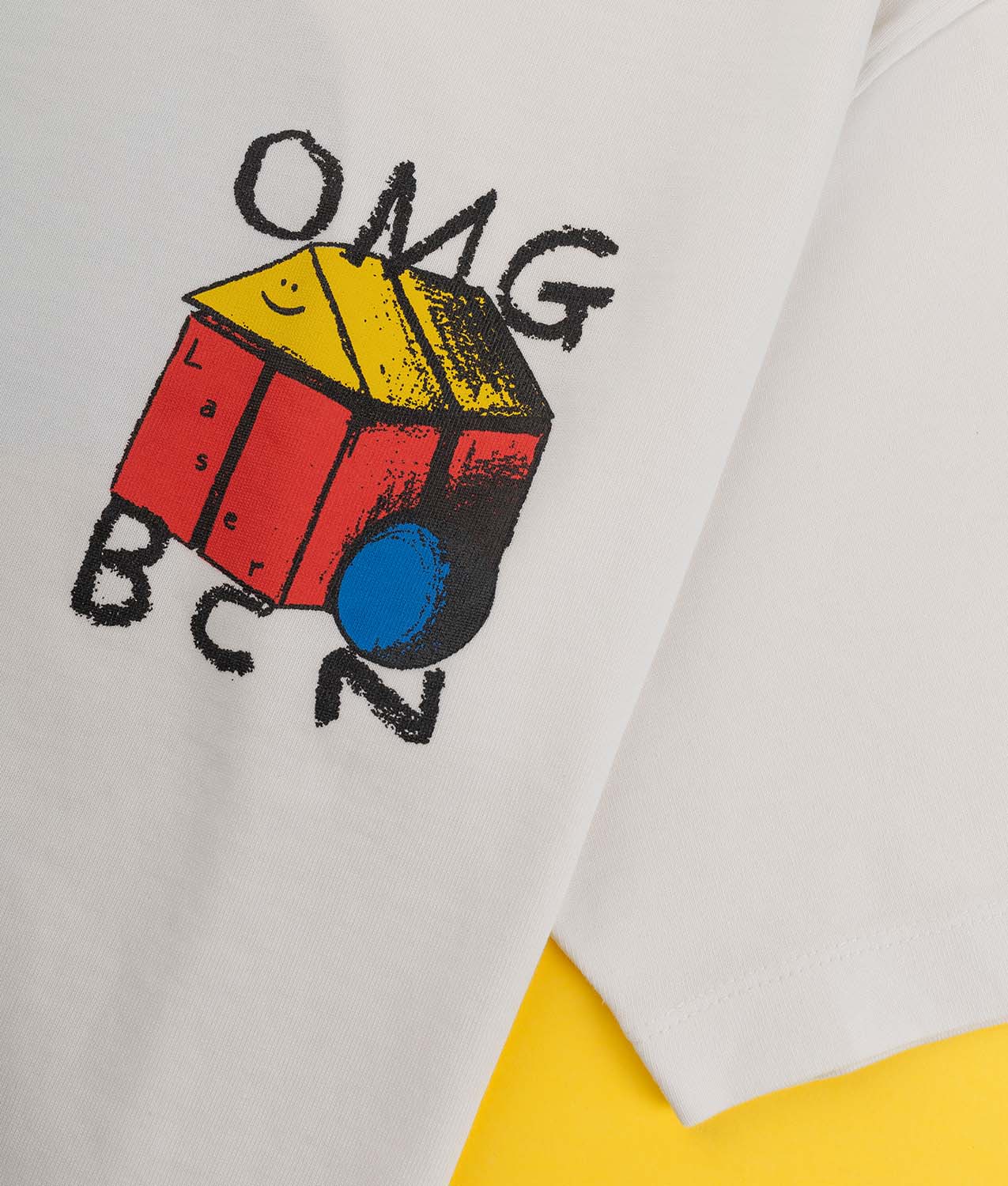 camiseta omg bcn laser