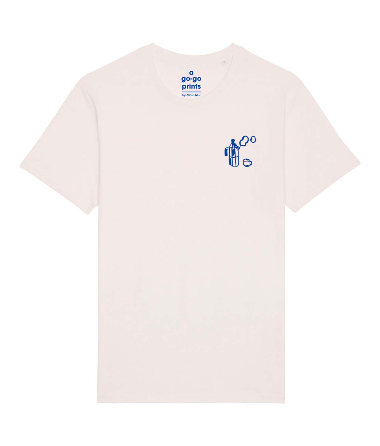 camiseta cafetera clara mur