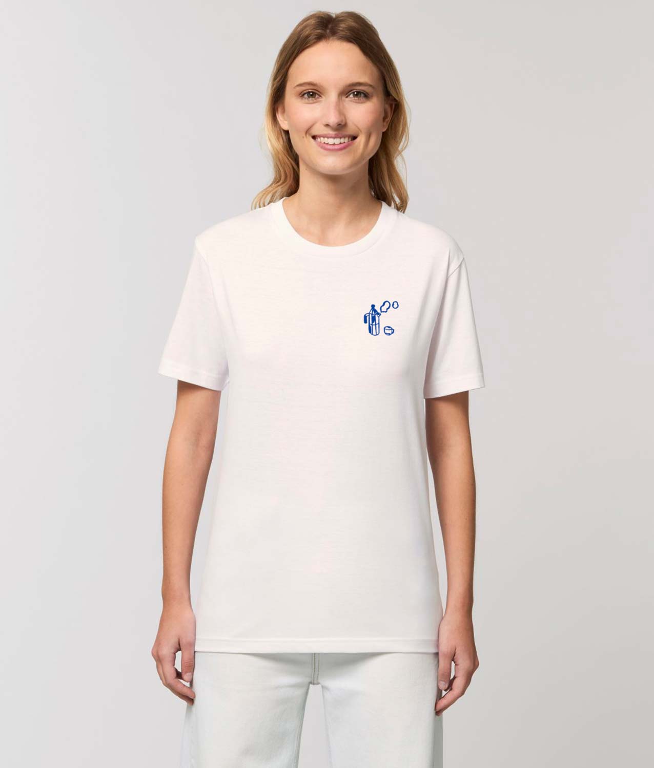 camiseta cafetera clara mur