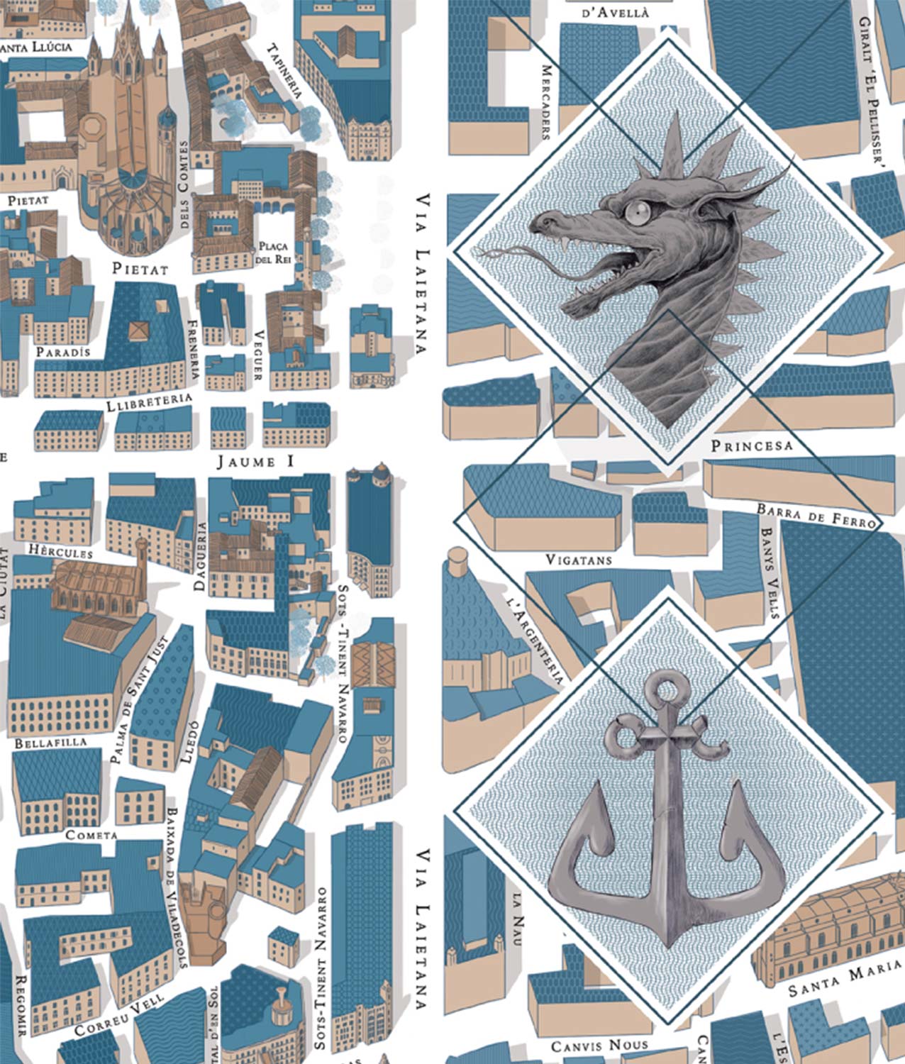Póster Barri gotic