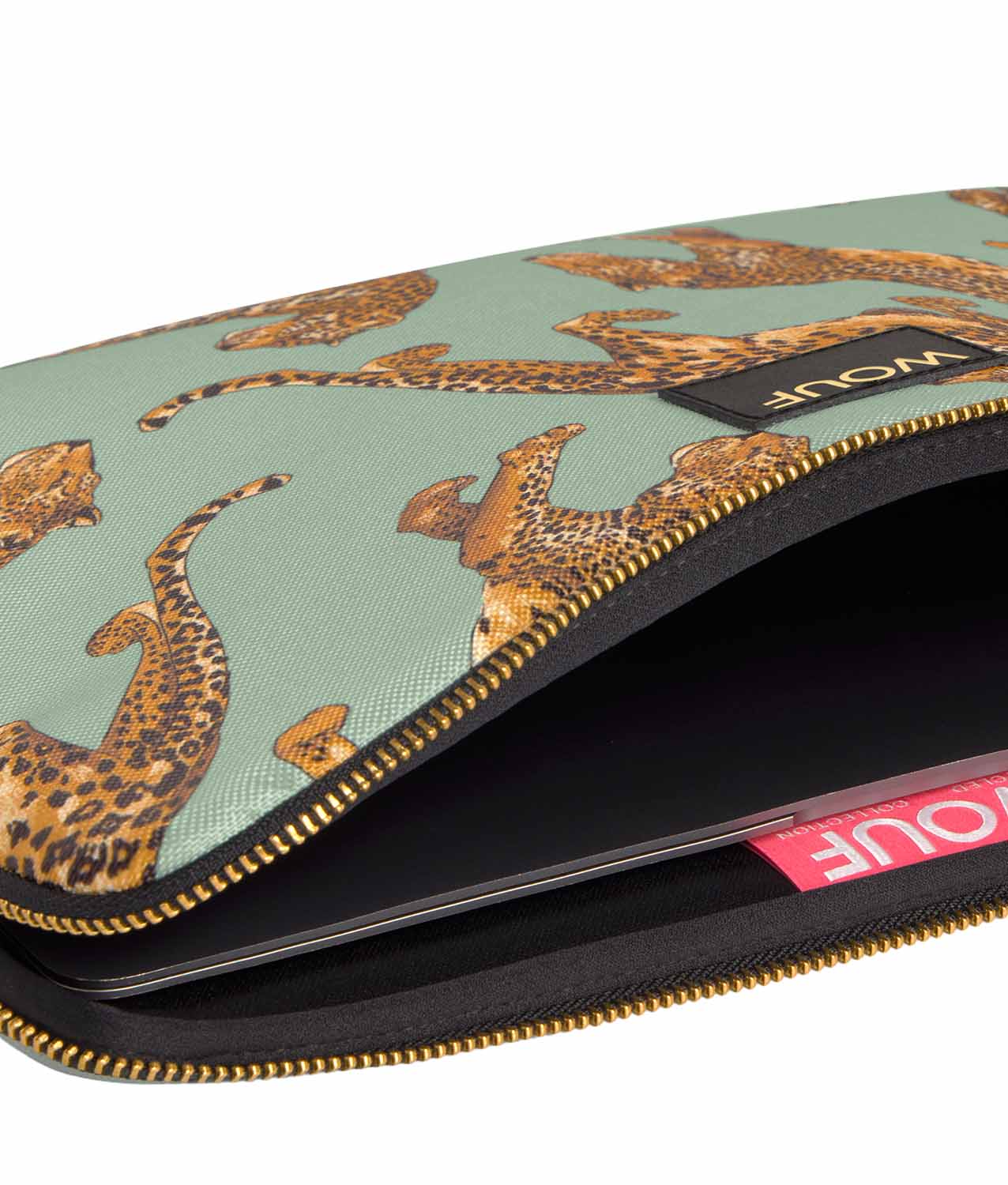Funda Portátil 13" & 14" Emerald Leopard