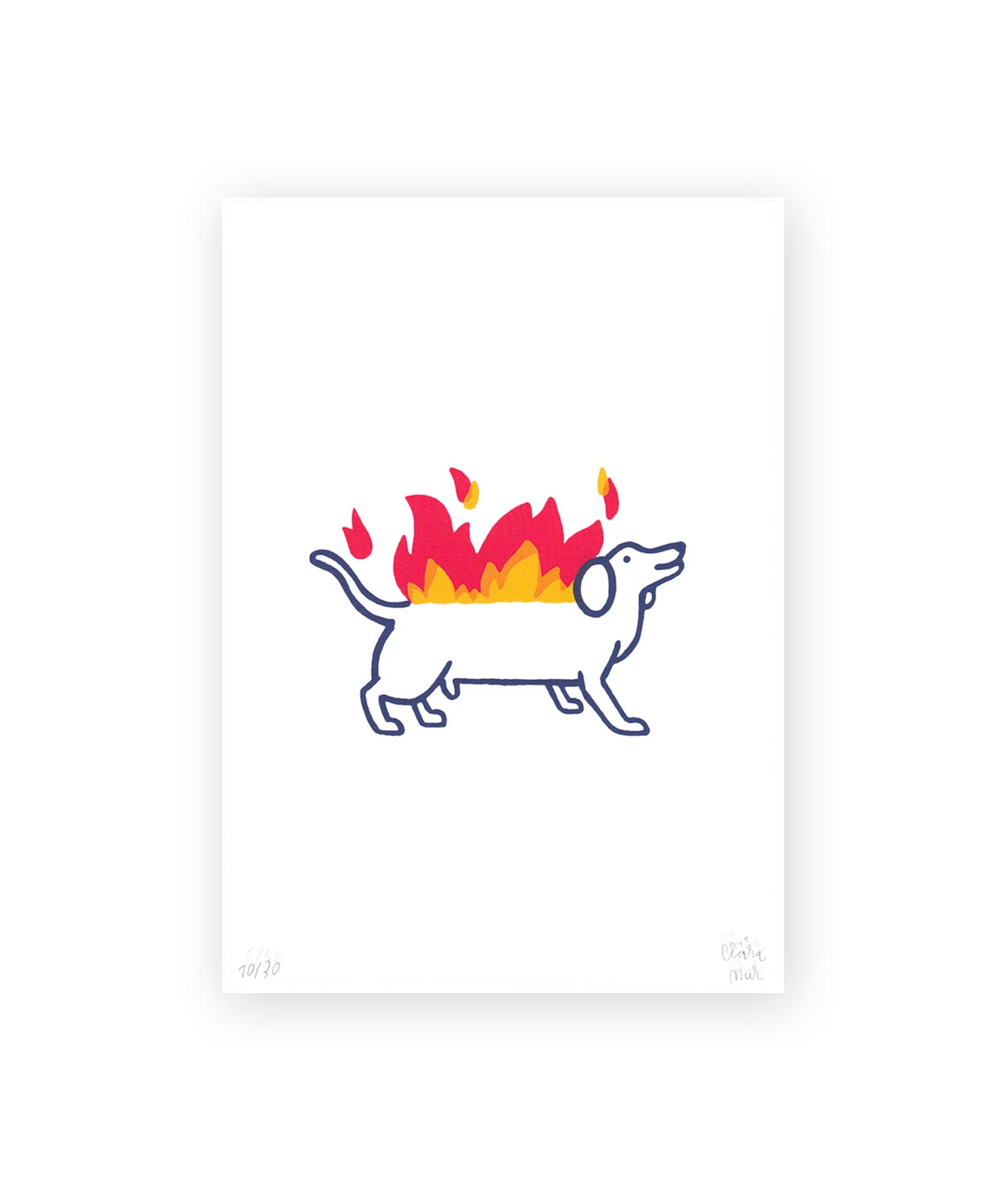 HOT DOG PRINT