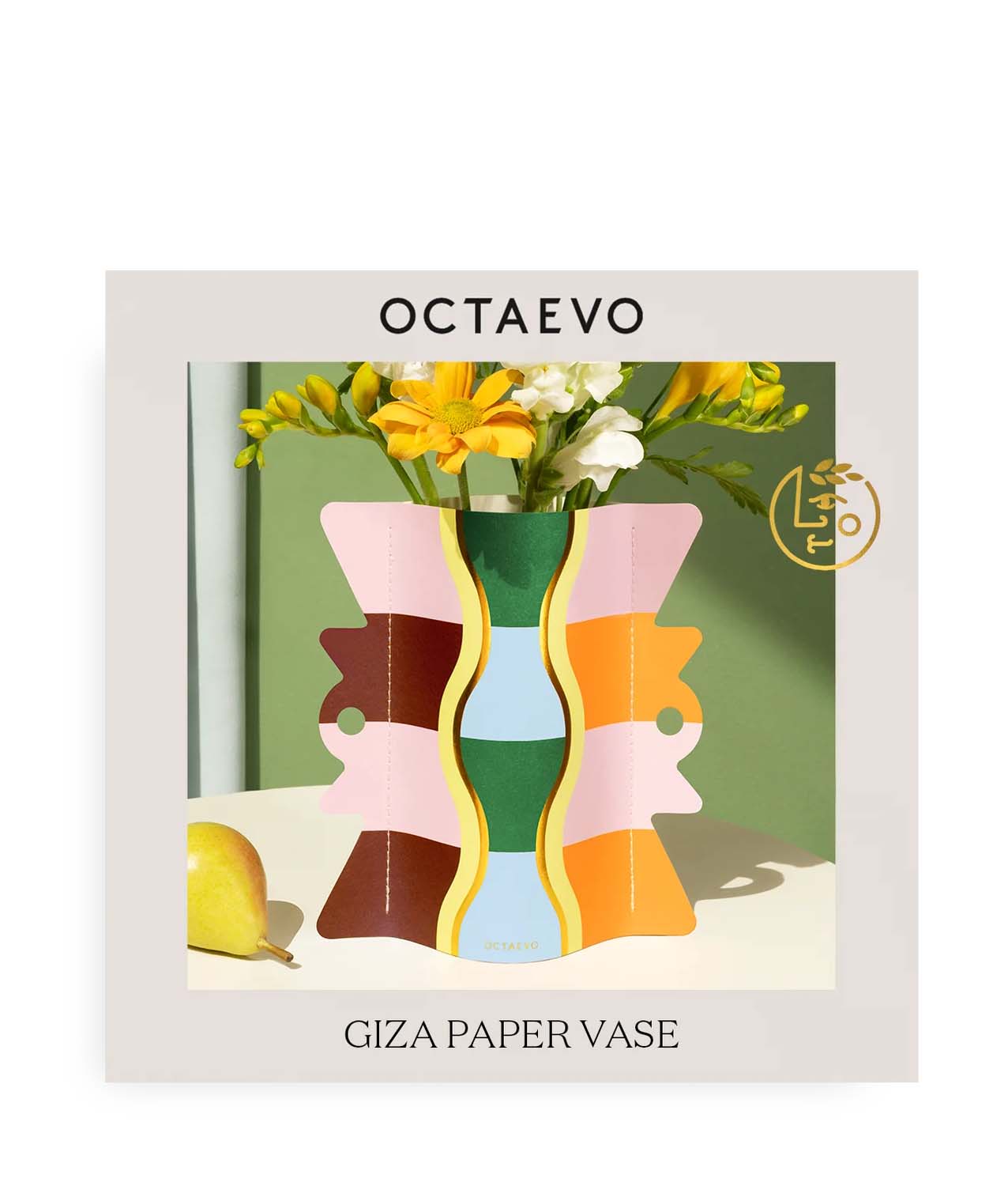 jarron papel octaevo
