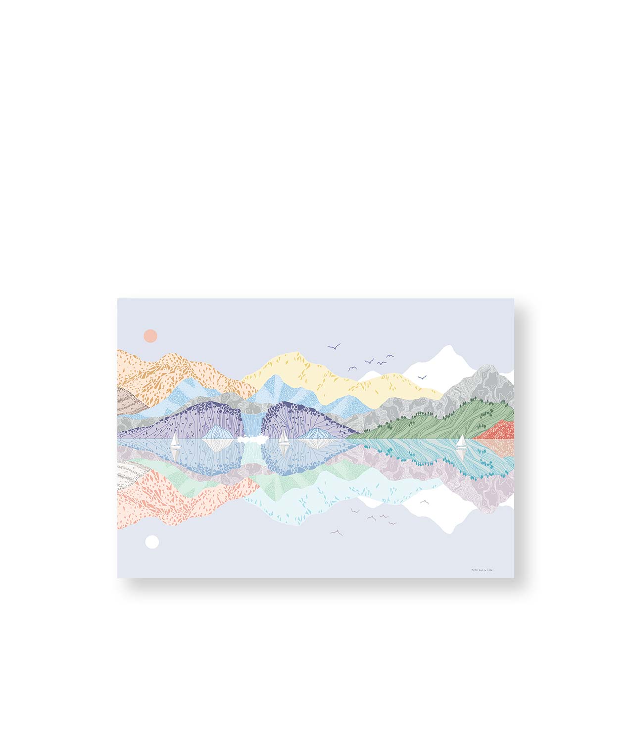 illustration ana lima mountain