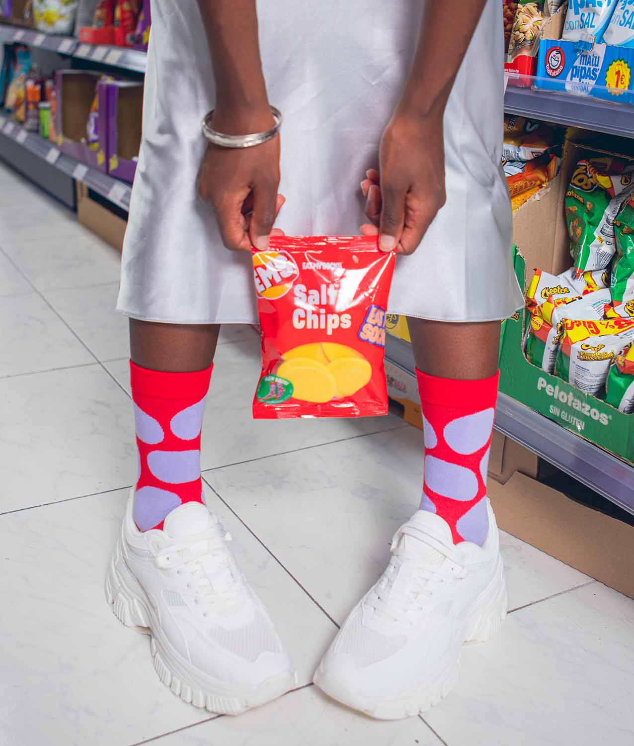 Salty Chips Socks eat my socks