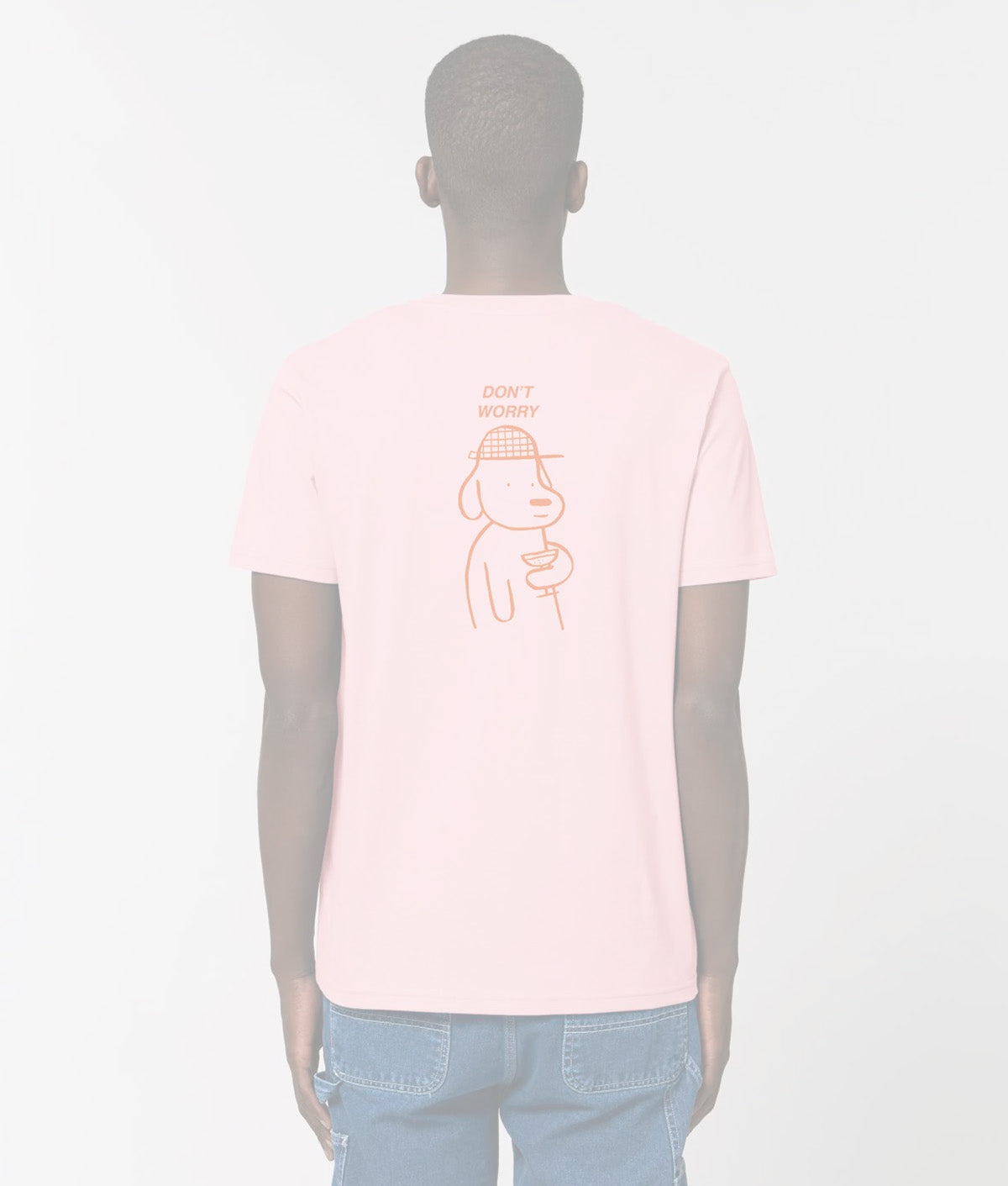 Camiseta Don't Worry Rosa