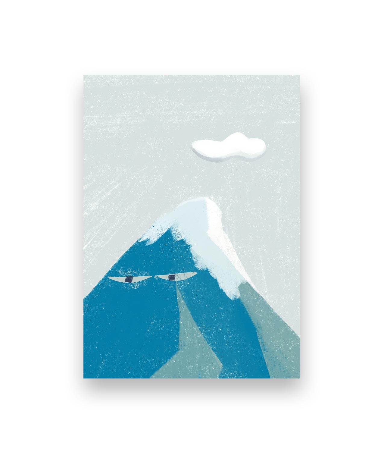 ILUSTRACION MONTAÑA ENFADADA SIRA LOBO