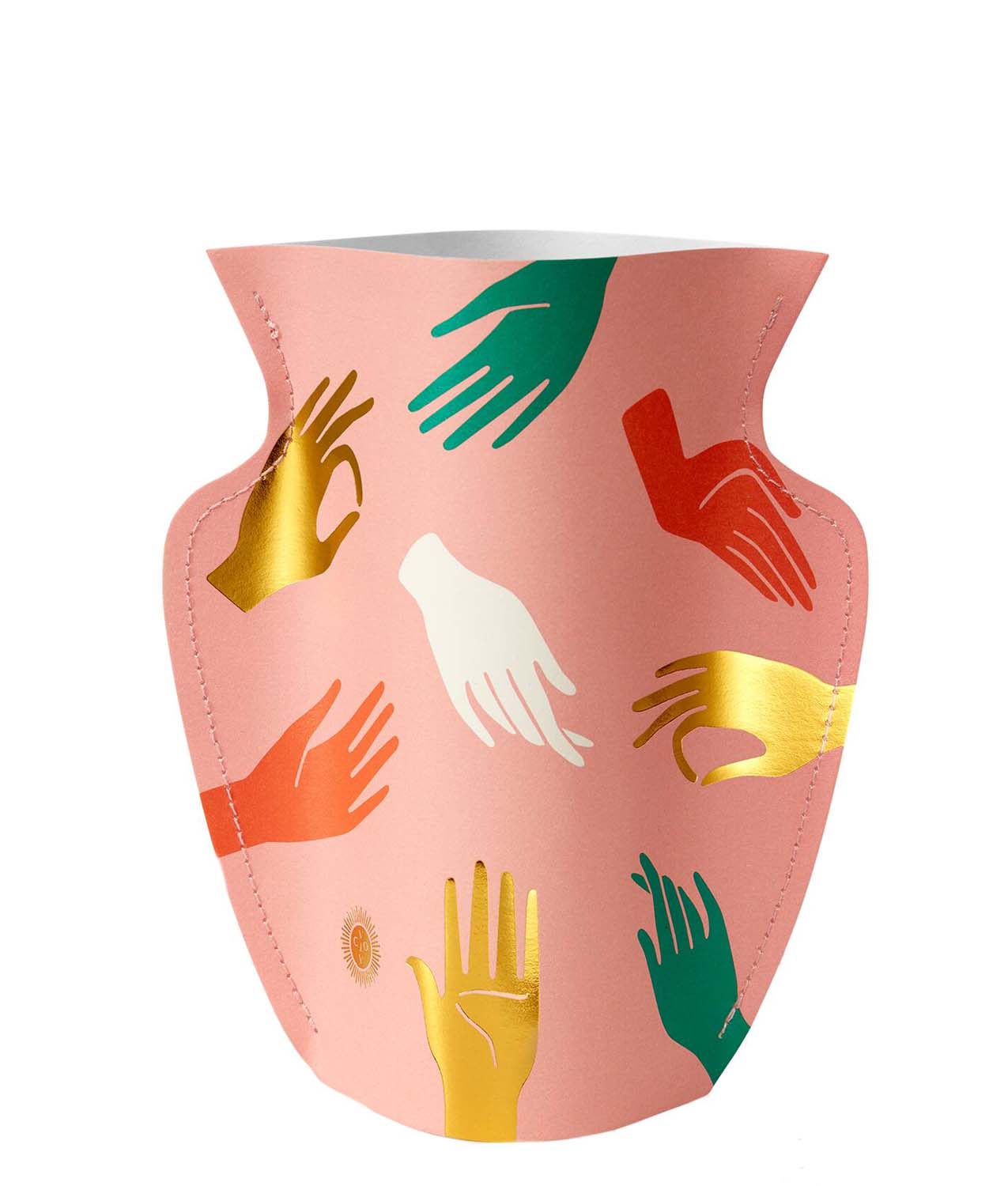 Hamsa Mini Paper Vase
