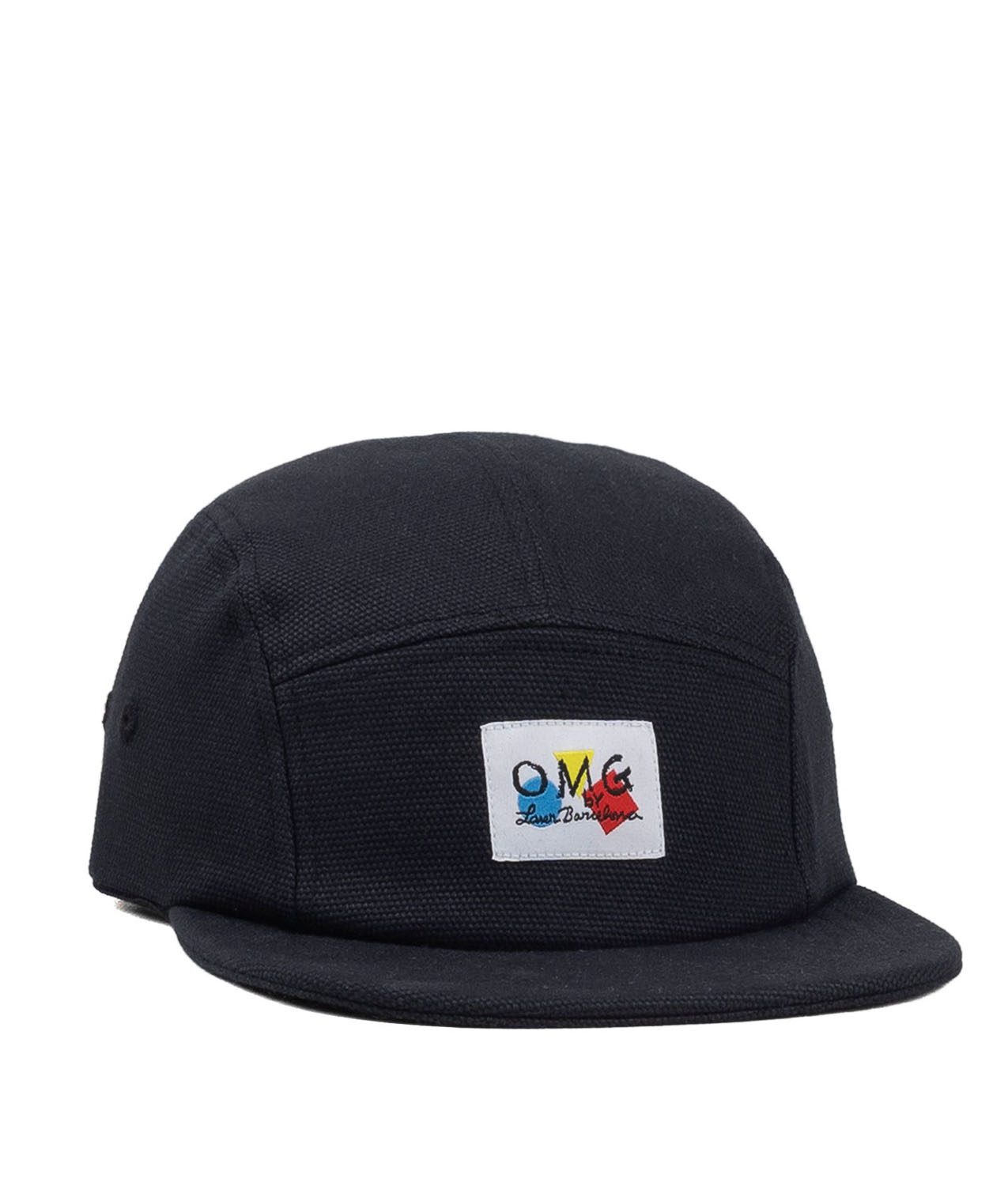 Gorra 5 Panel OMG BCN x Laser Black