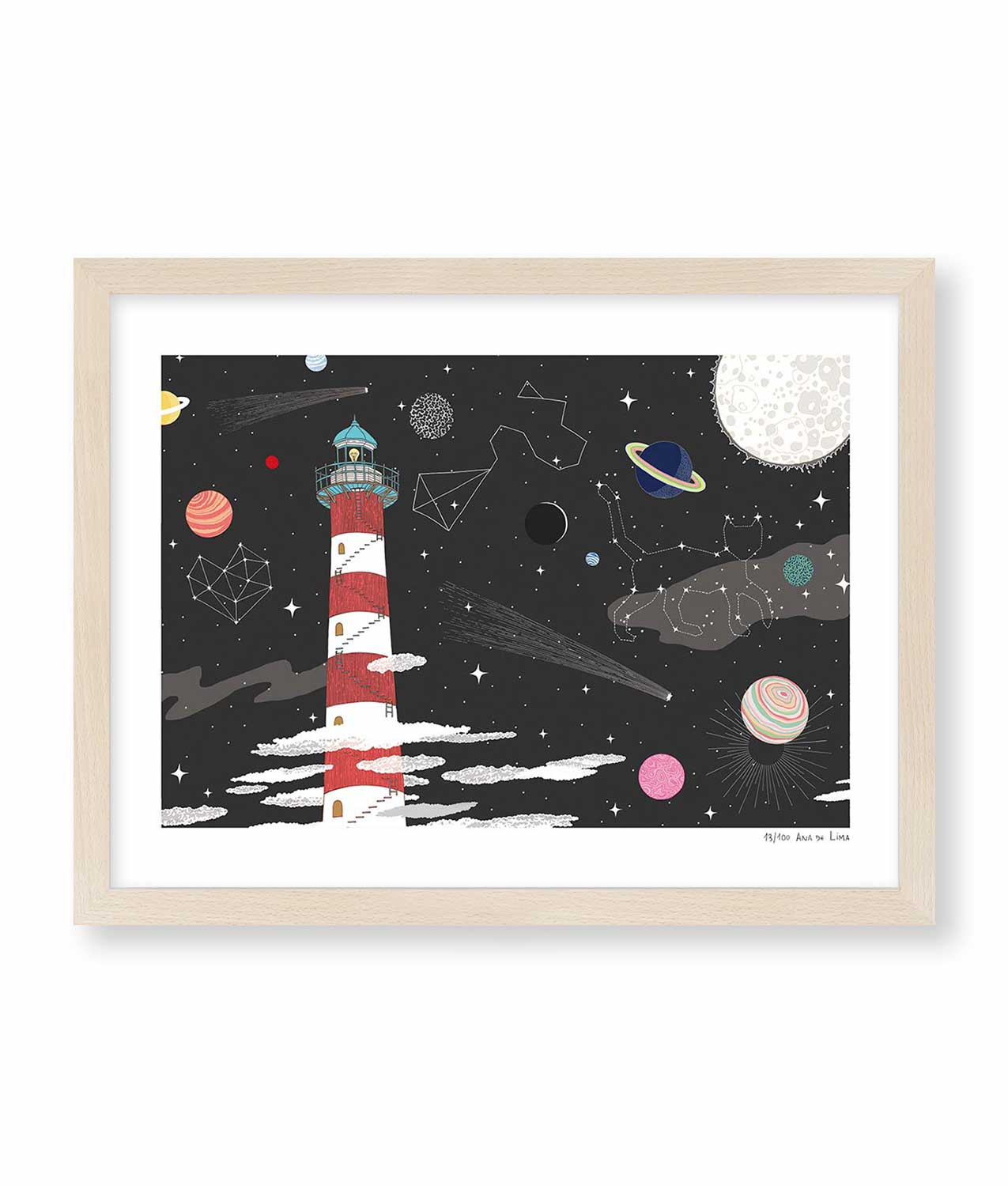 illustration ana lima lighthouse