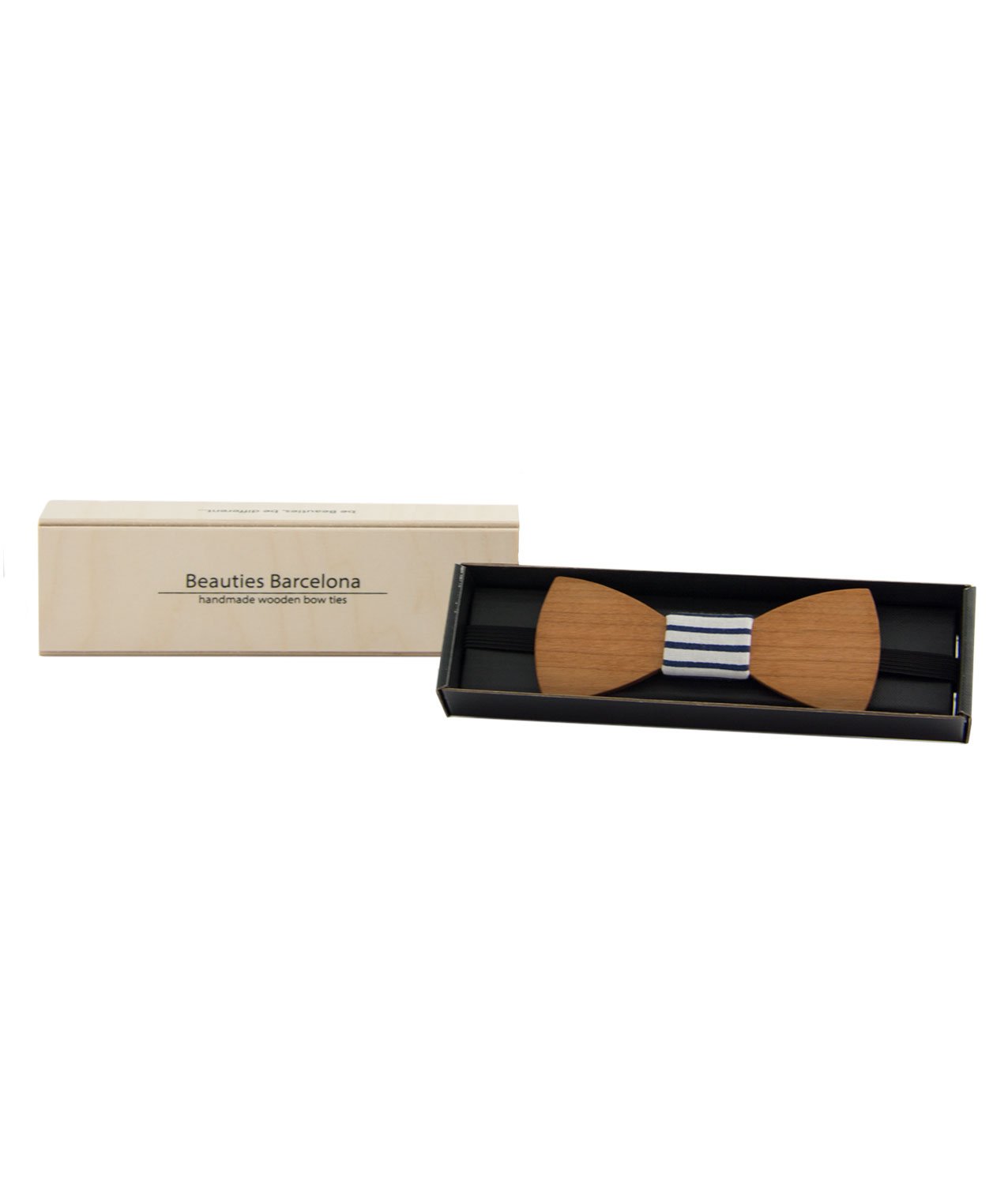 packaging pajarita madera