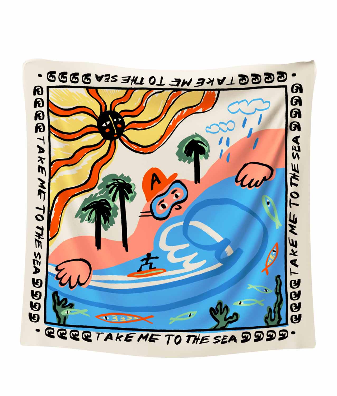 Pañuelo Take Me to the Sea