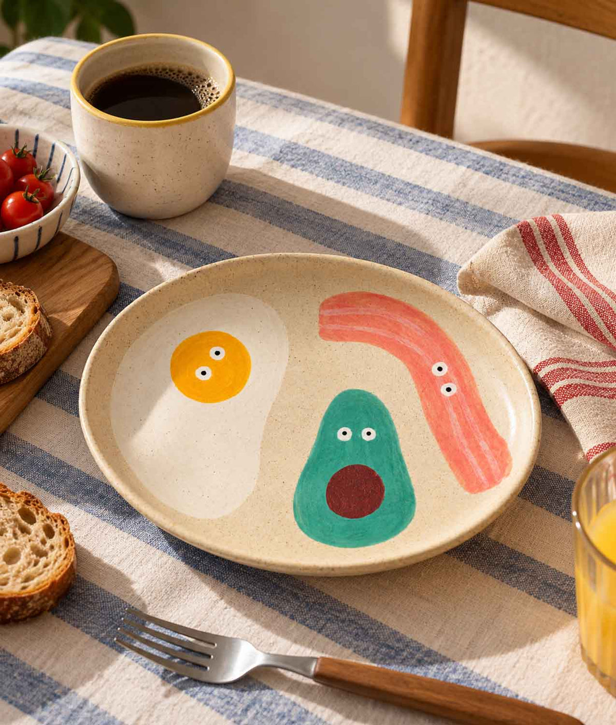 Plato Ovalado Desayuno