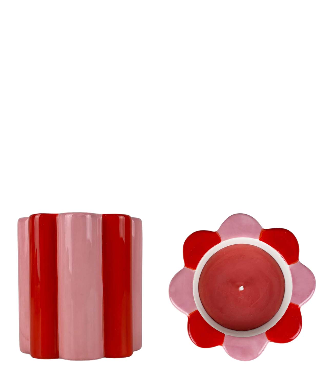 Vela Gracia - Rojo/Rosa