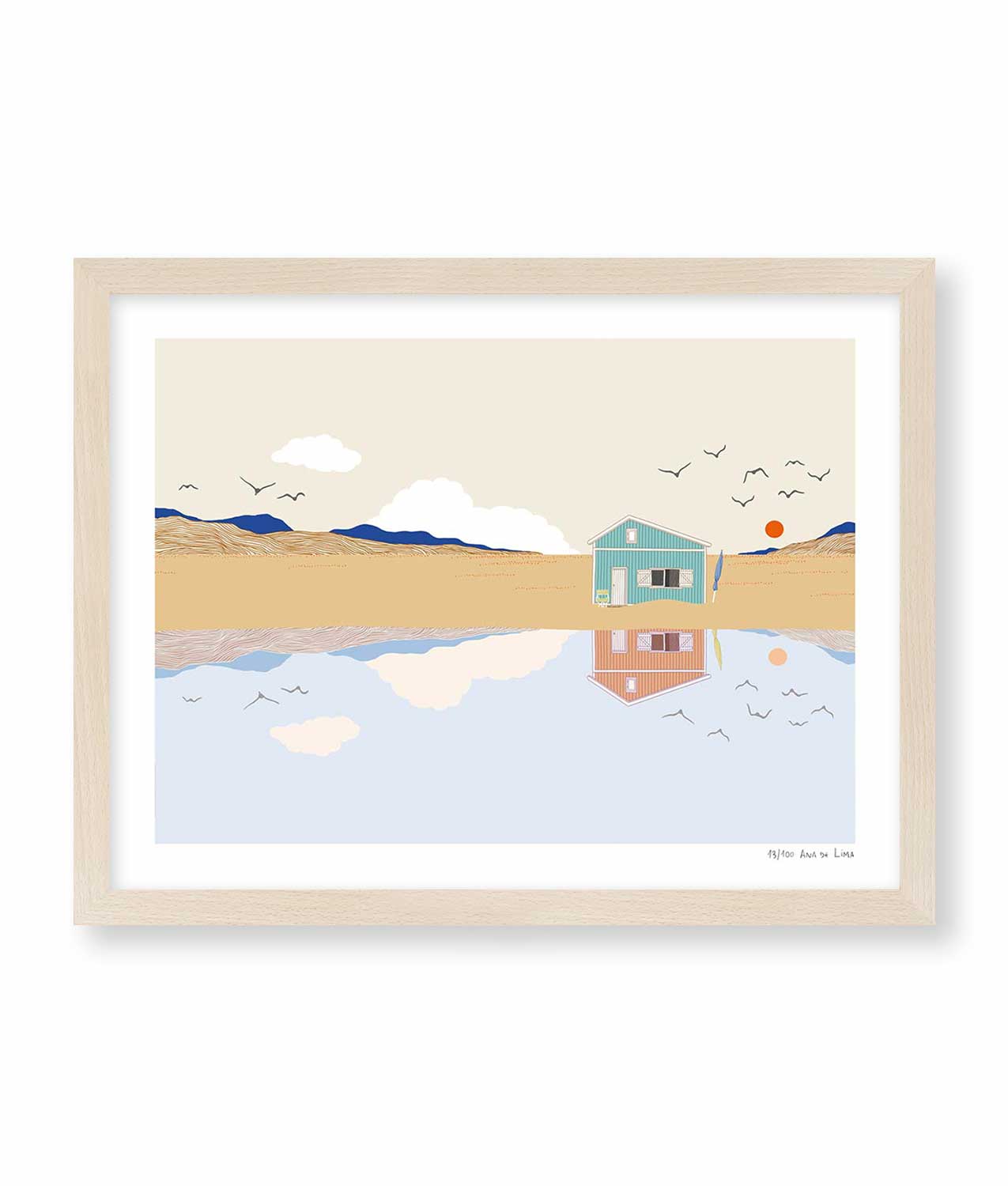 ana de lima ilustracion playa marco