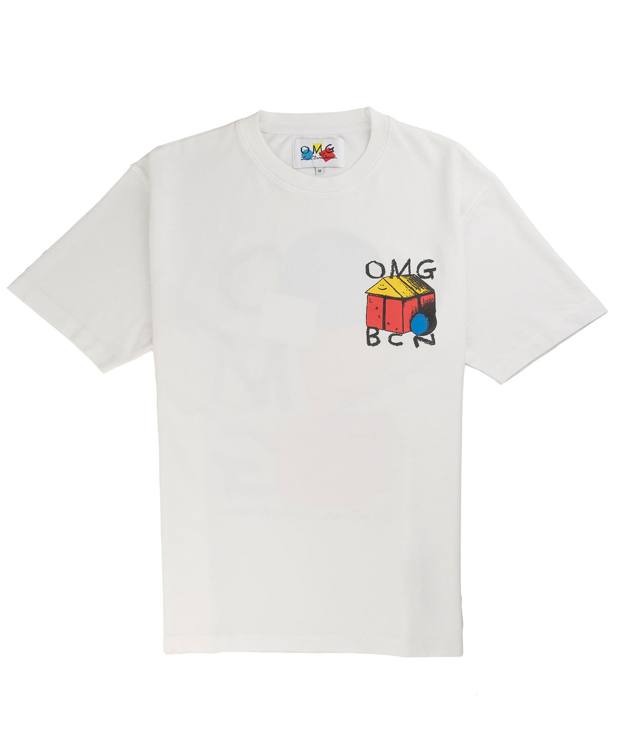 camiseta omg bcn laser