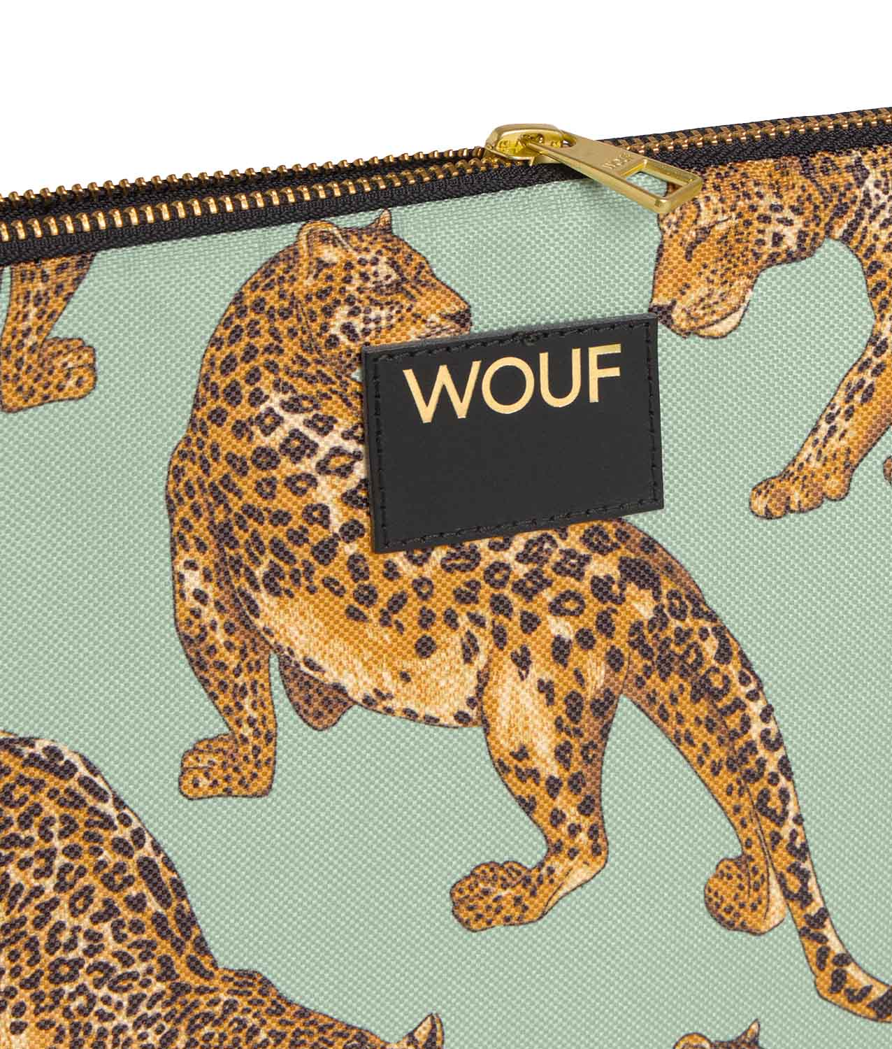 13" & 14" Laptop Sleeve Emerald Leopard 