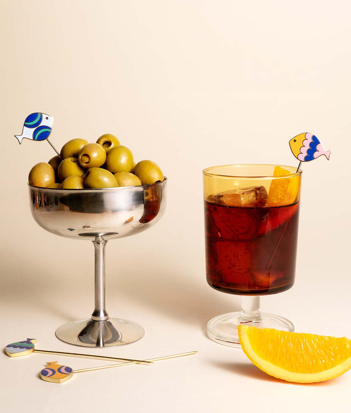 Palillos de Cocktail Fish Splash
