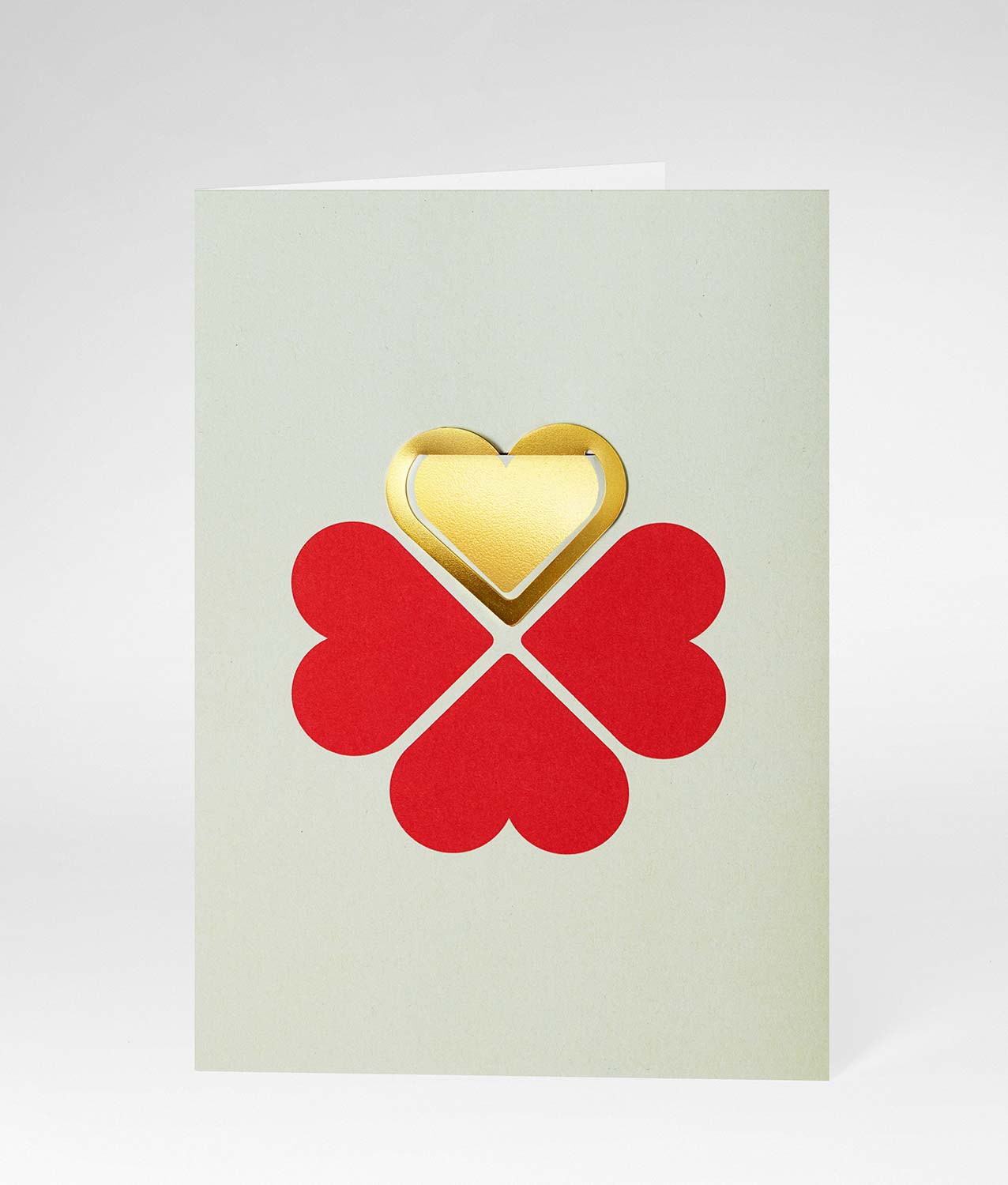 TARJETA FELICITACION CORAZON OCTAEVO