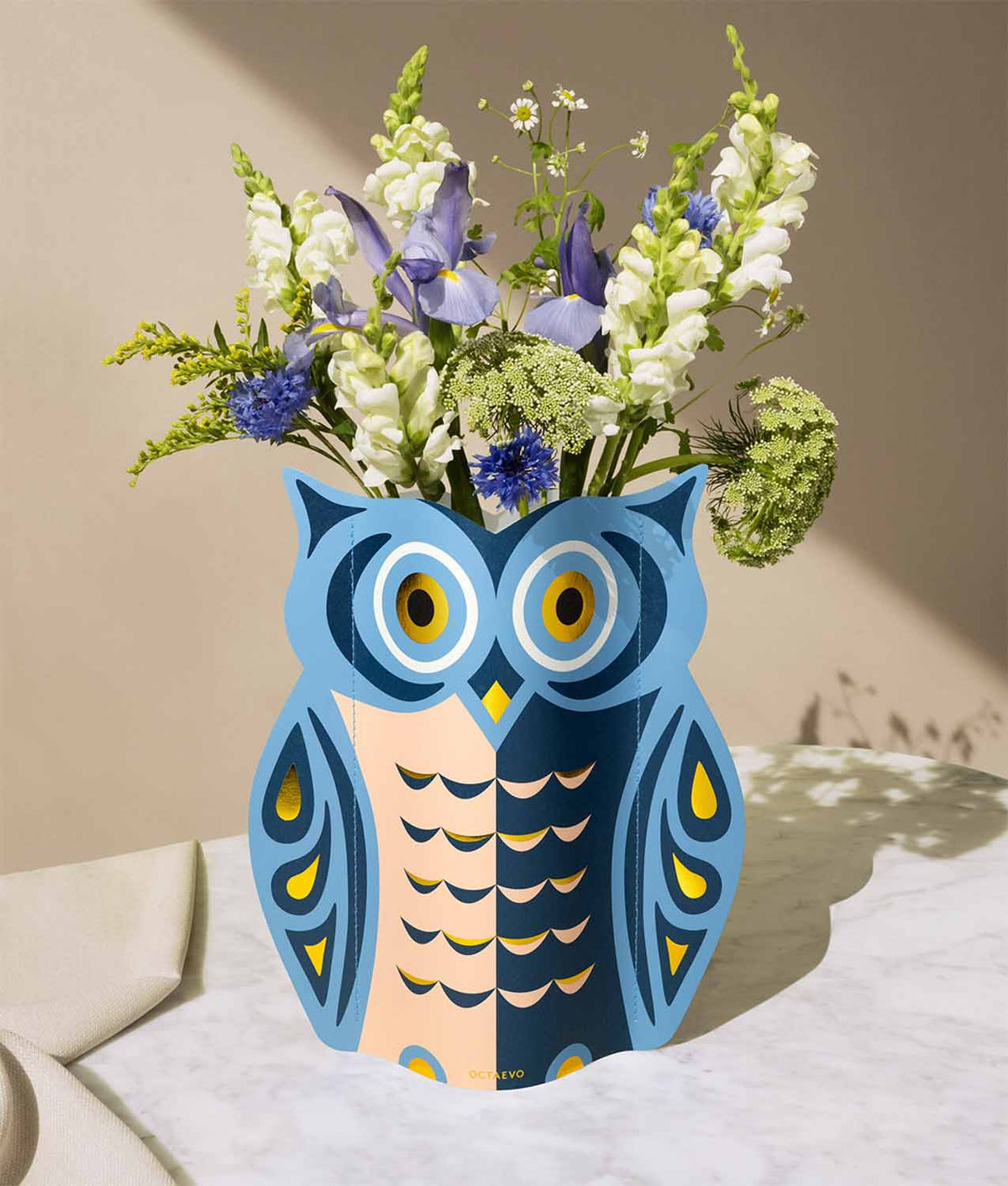 Jarrón de Papel Night Owl