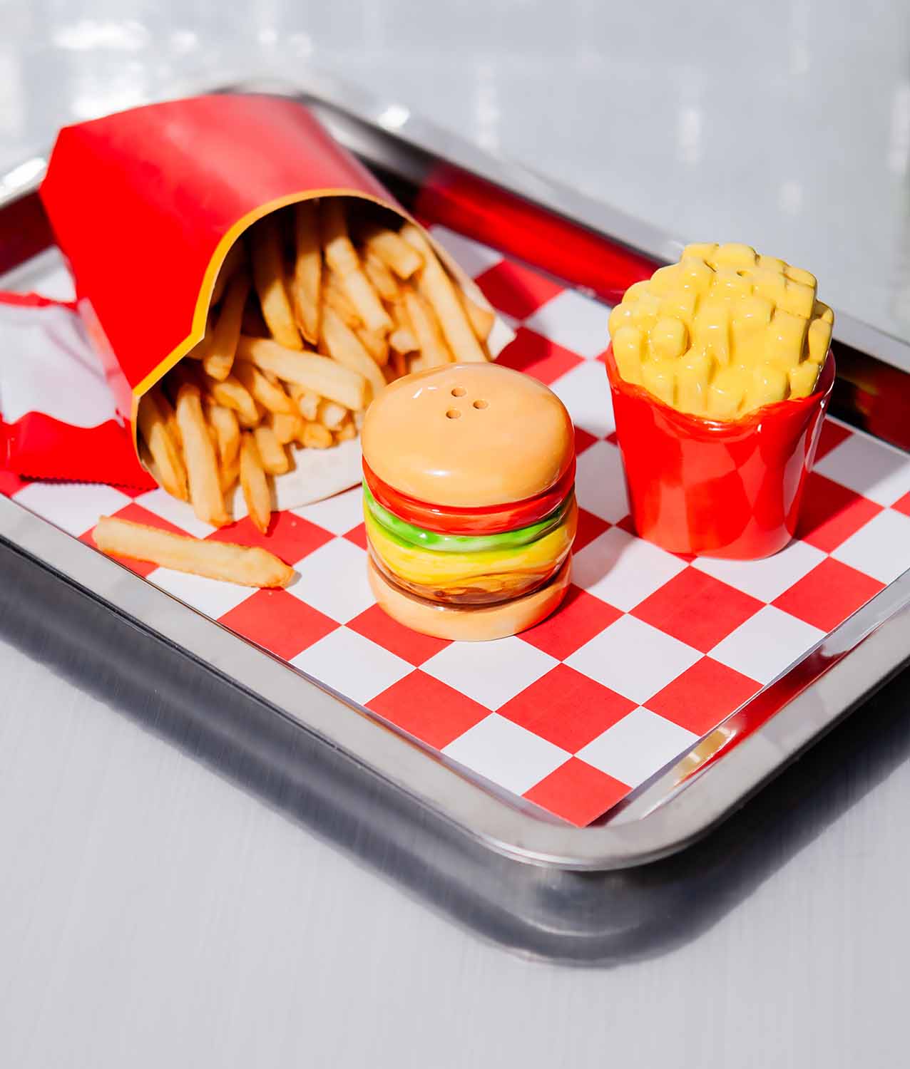salpimentero hamburguesa patatas fritas doiy