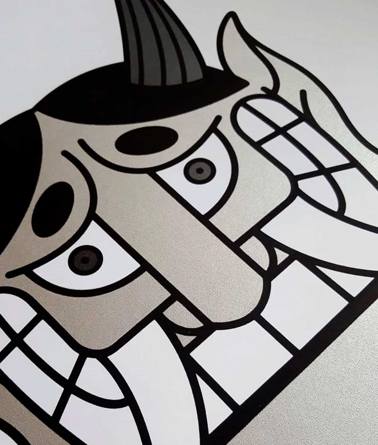 mascara japonesa ilustracion rkpk