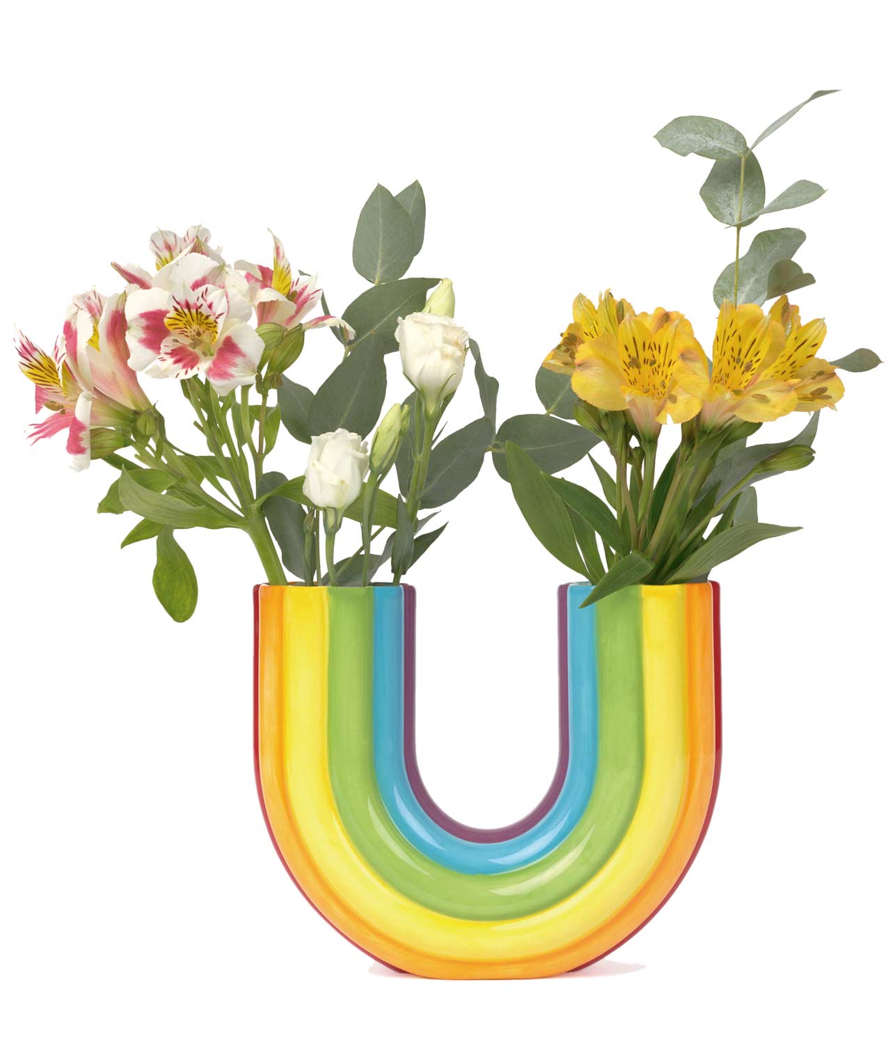 JARRON DOBLE ARCO IRIS