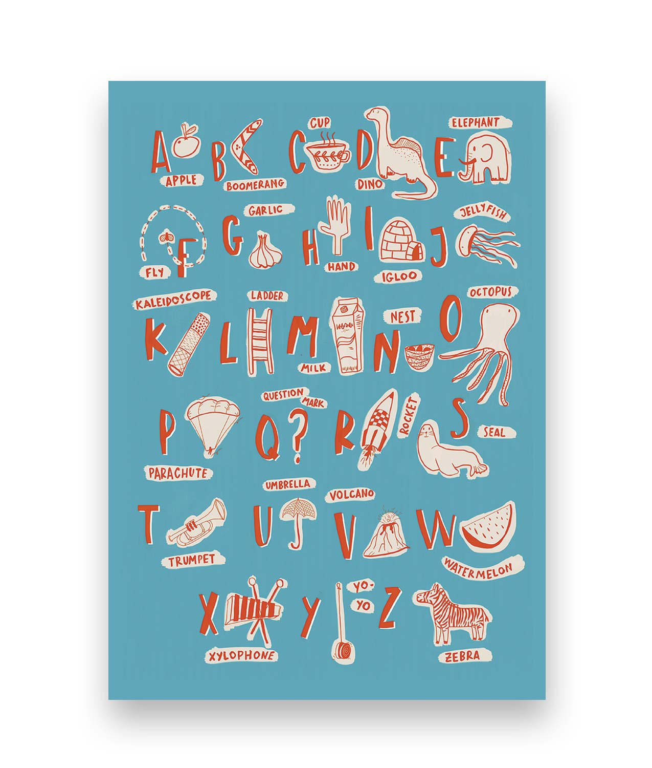 ilustracion abecedario sira lobo
