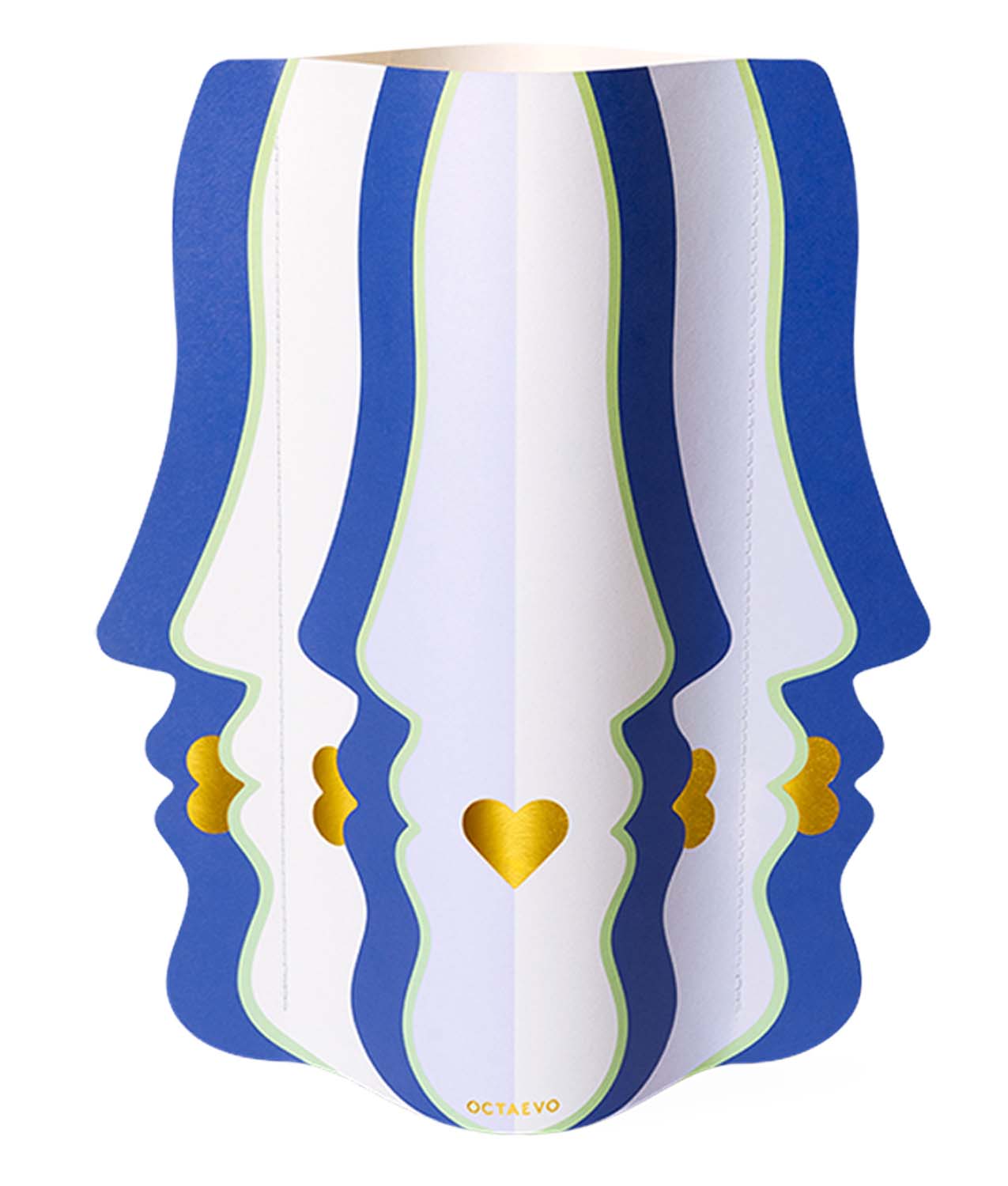 Jarrón de Papel Beso