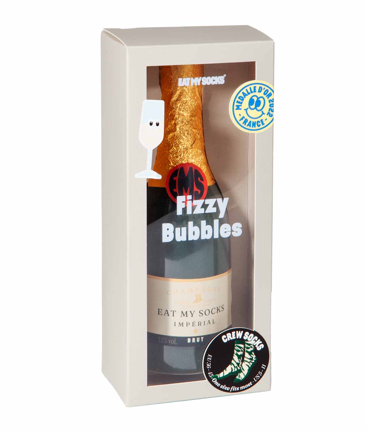 calcetines champagne eat my socks