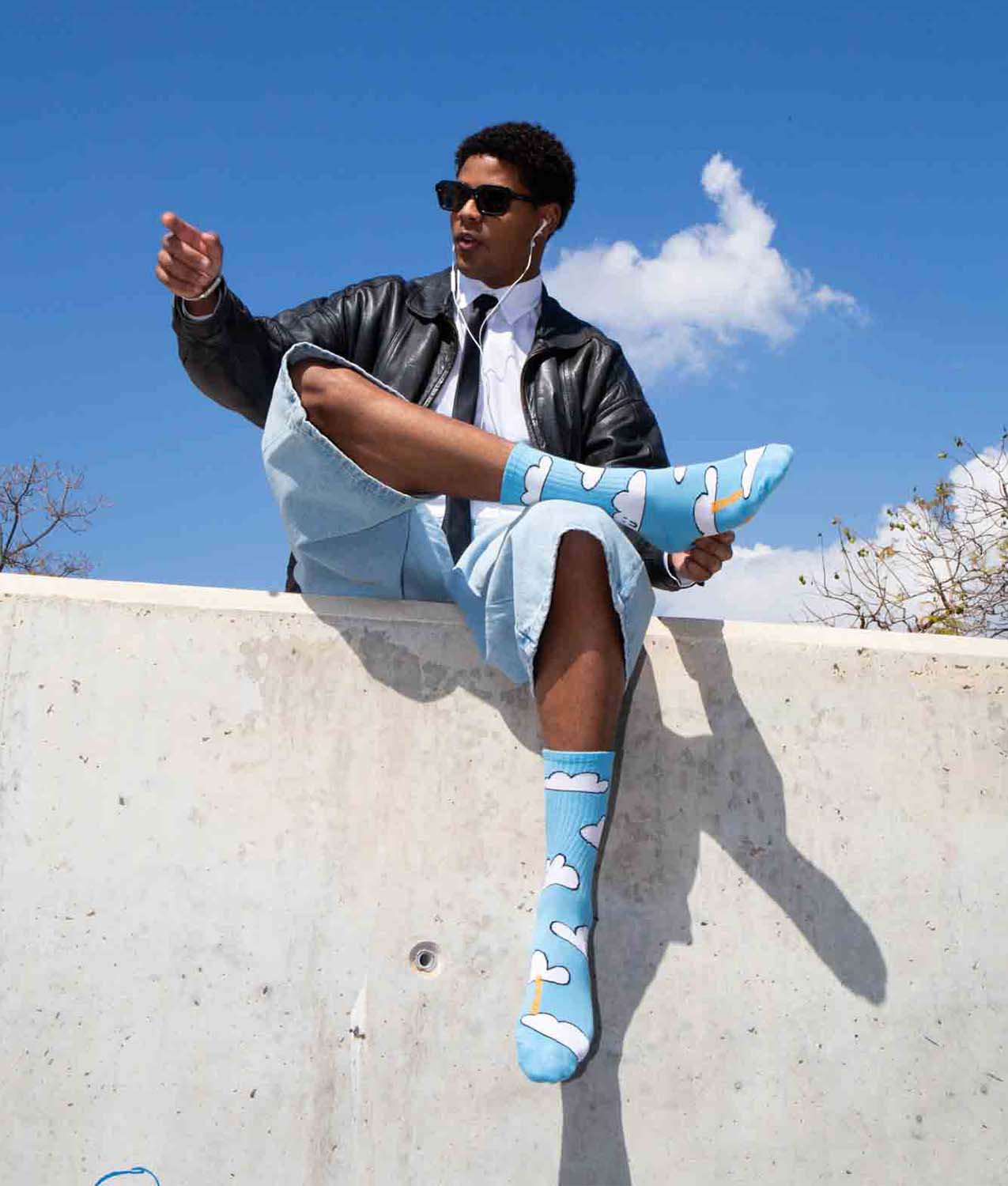 calcetines nubes eat my socks