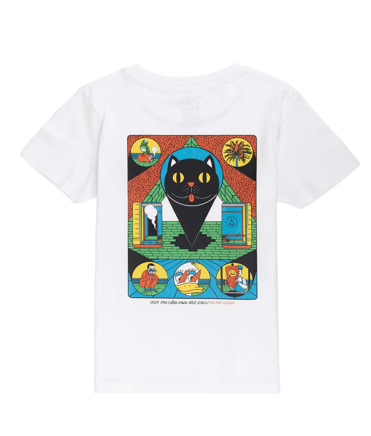 camiseta laser barcelona cristina daura