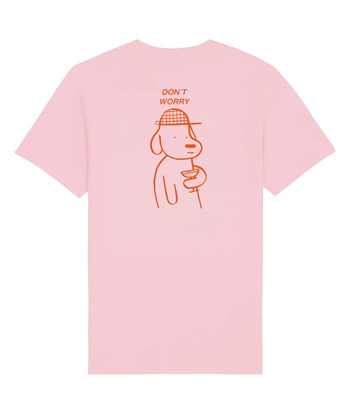 Camiseta Don't Worry Rosa