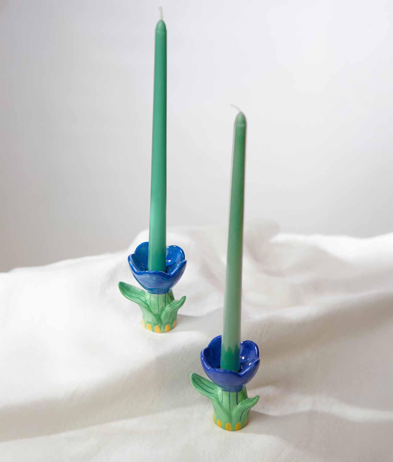 candelabro bloom flor doiy