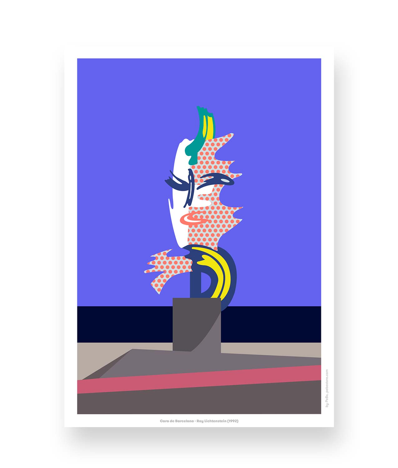 pebe barcelona Lichtenstein ilustracion
