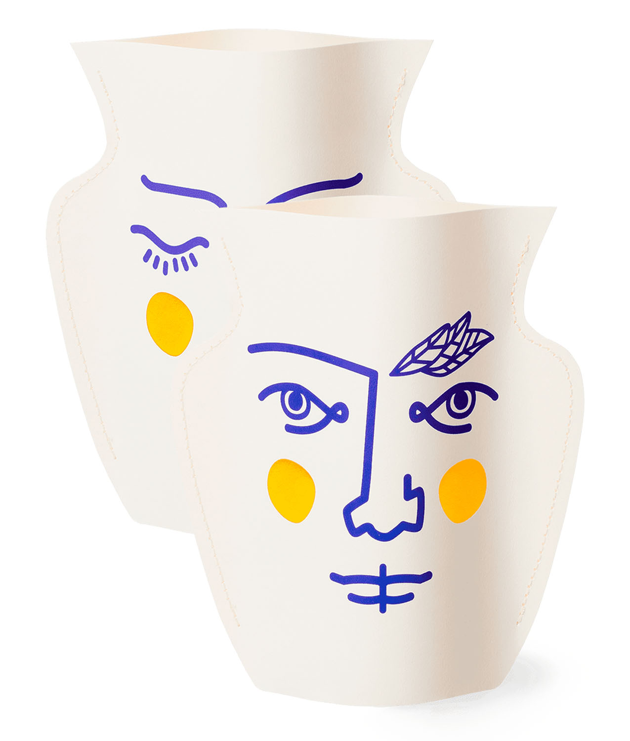 Mini Jarrón de Papel Janus