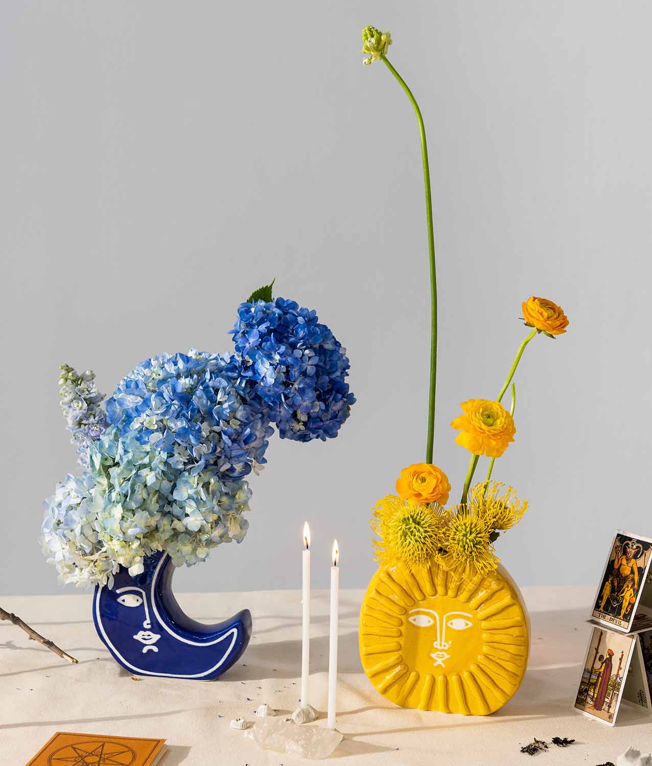 jarron ceramica luna doiy