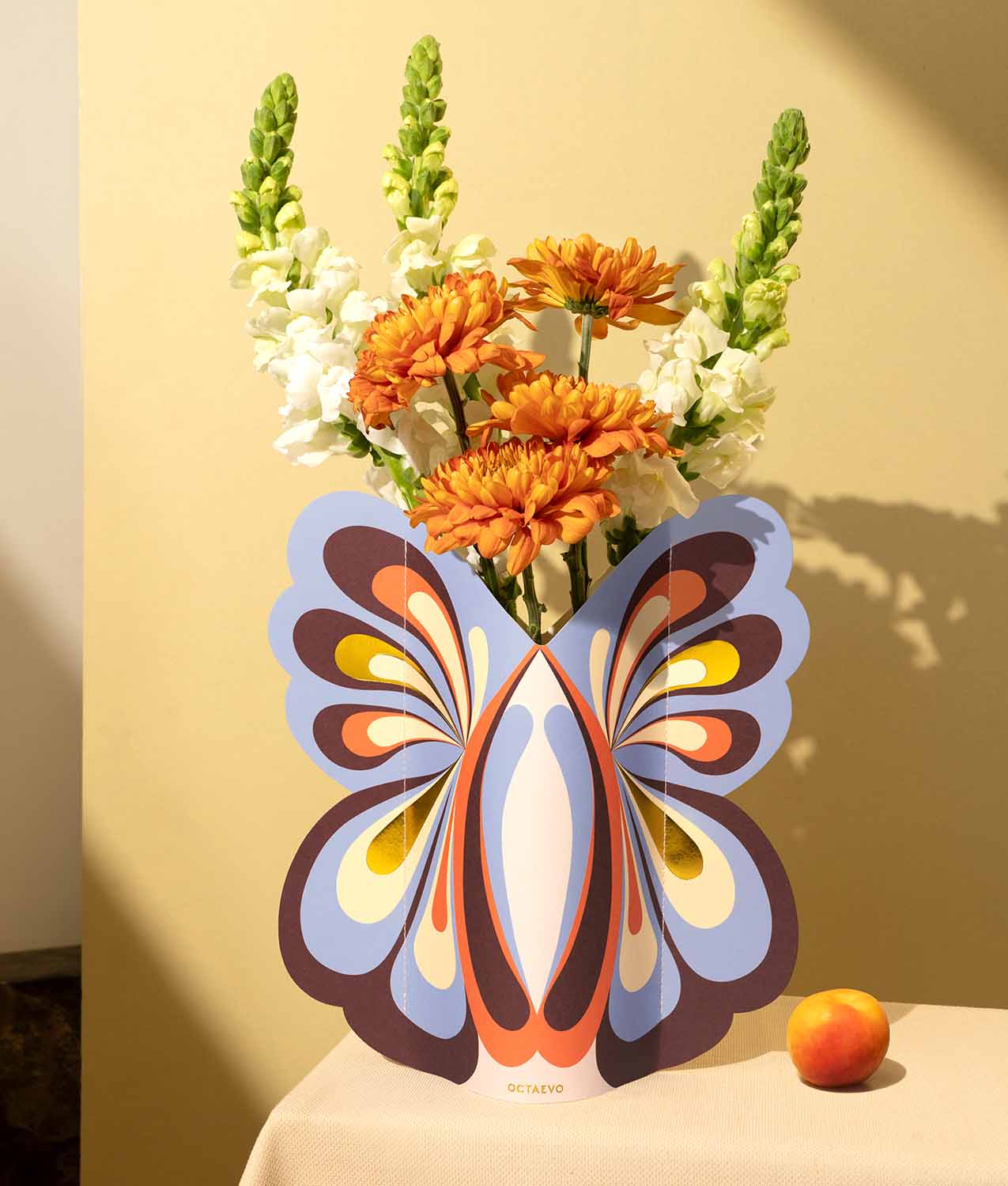 Jarrón de Papel Butterfly
