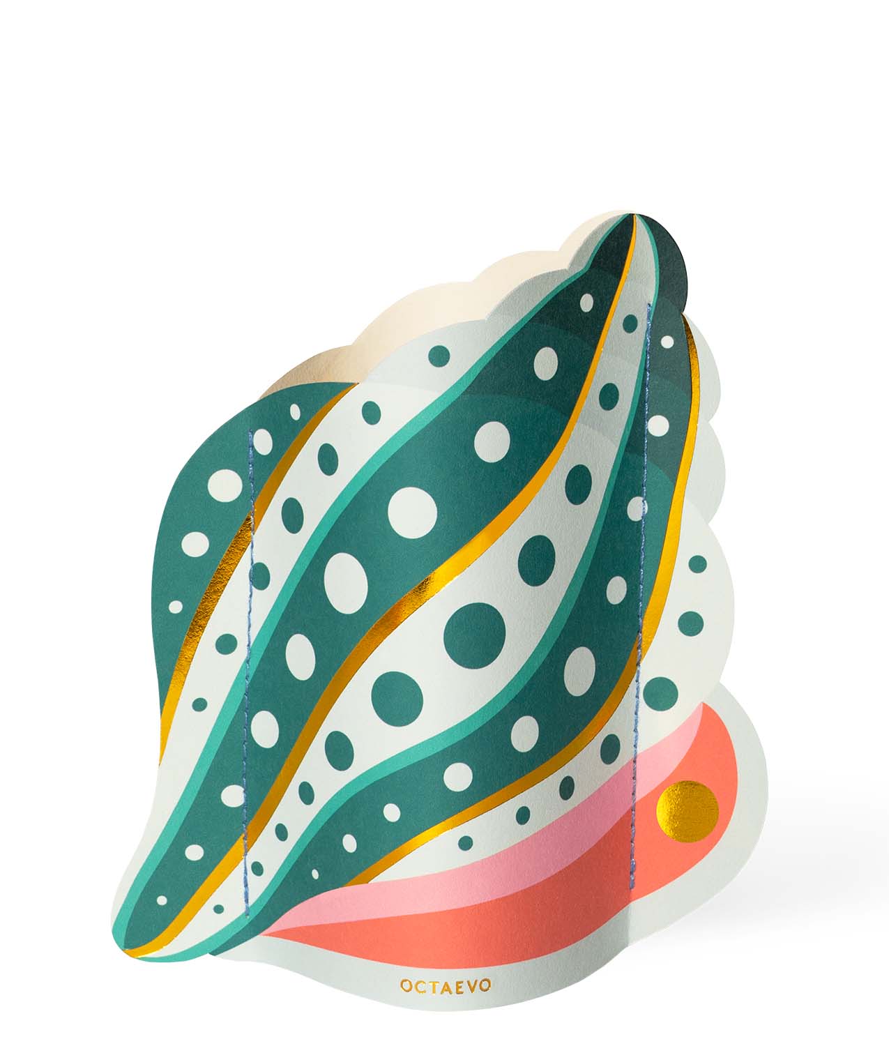 Mini Jarrón de Papel de Papel Pearl Shell