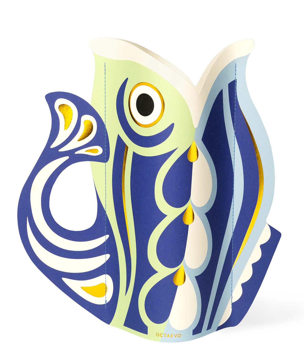 Gerro de Paper Fish Blue