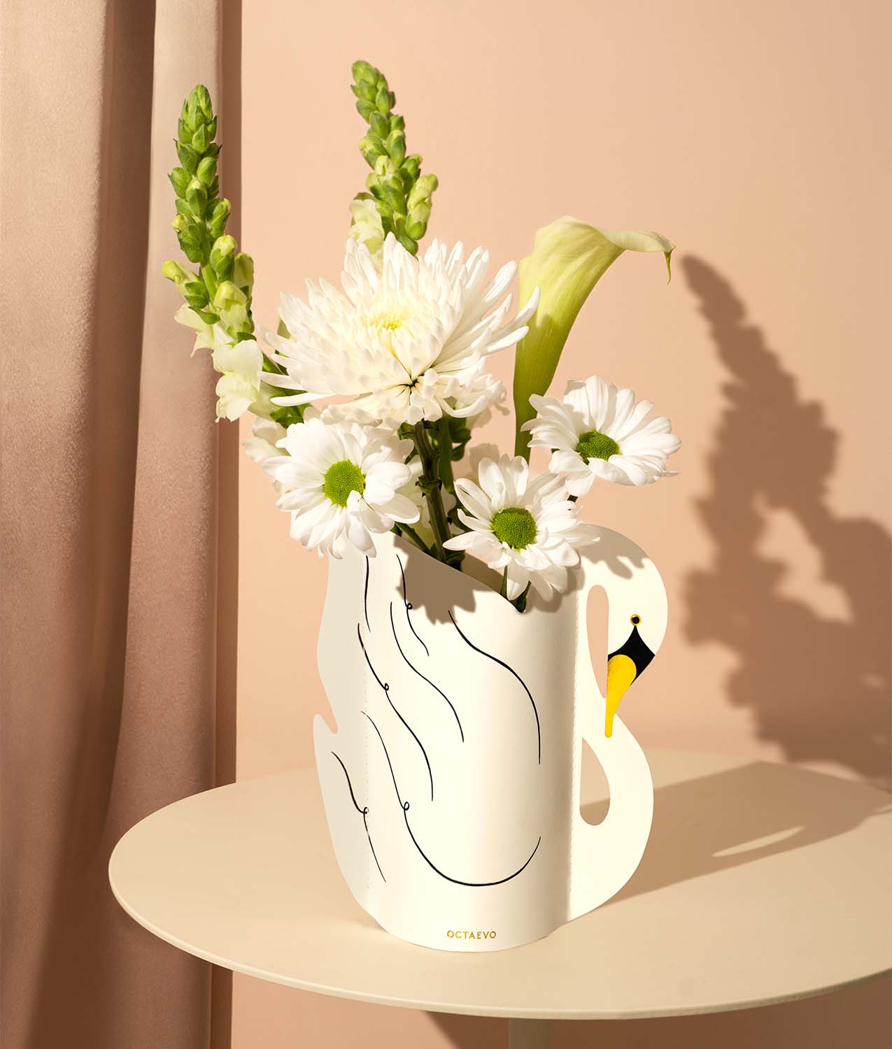 Mini Jarrón de Papel Swan