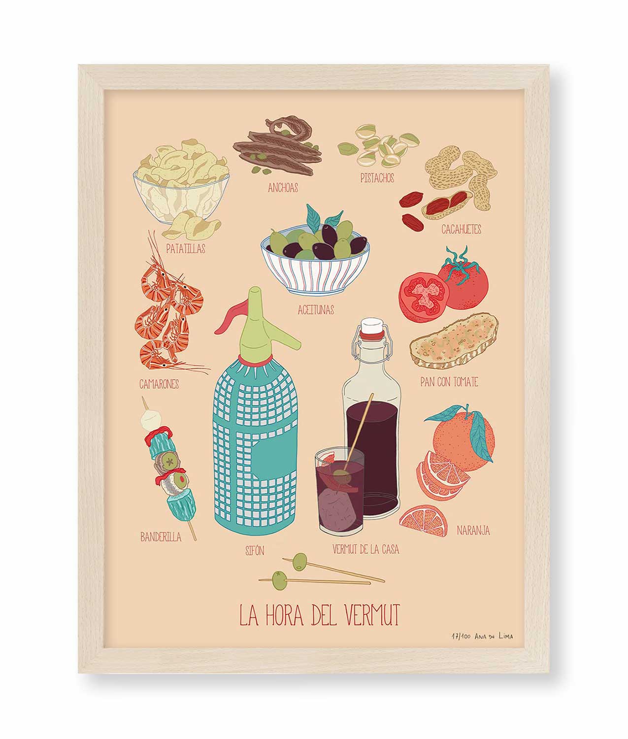 illustration ana lima vermut