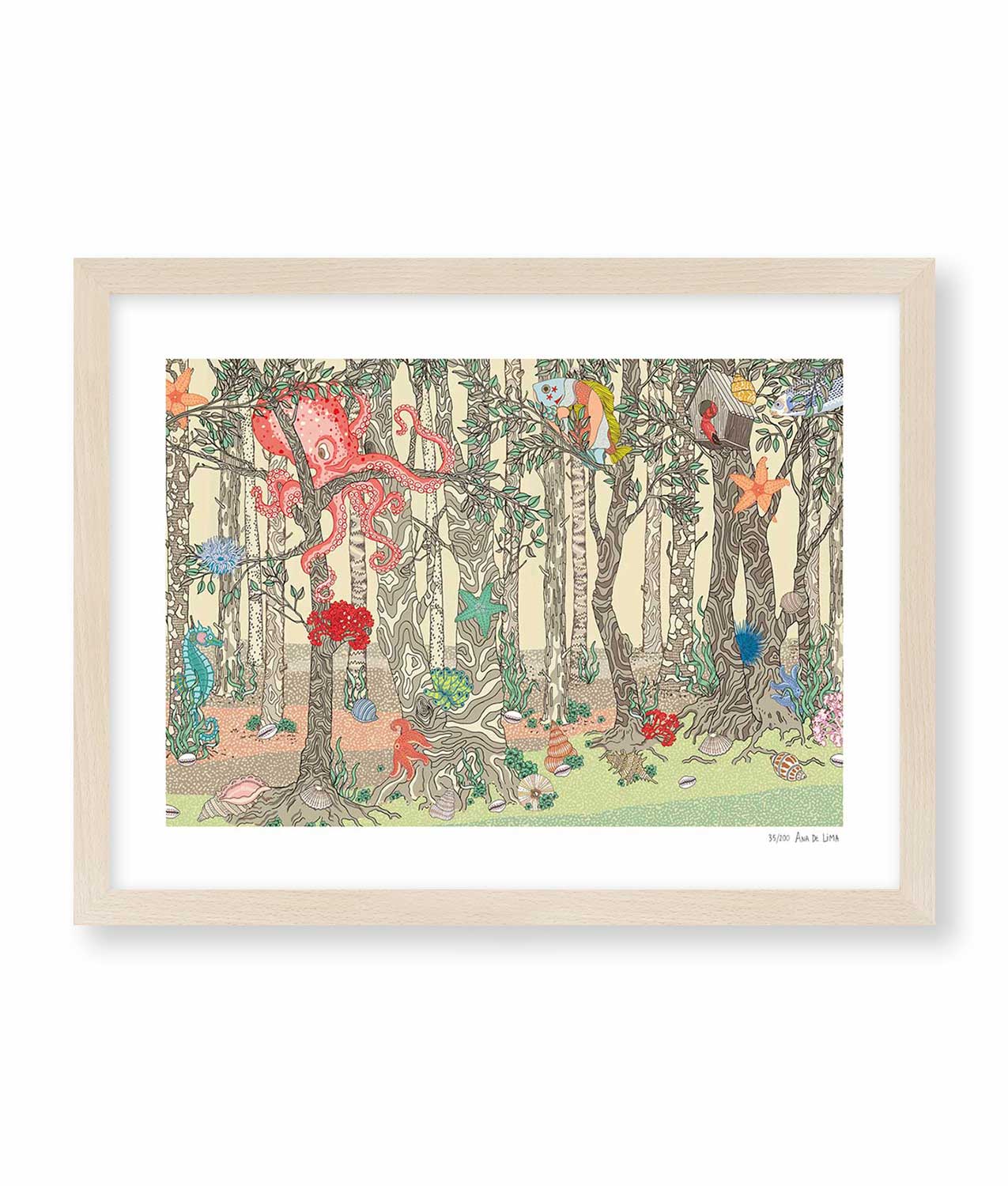 ilustracion bosque ana de lima