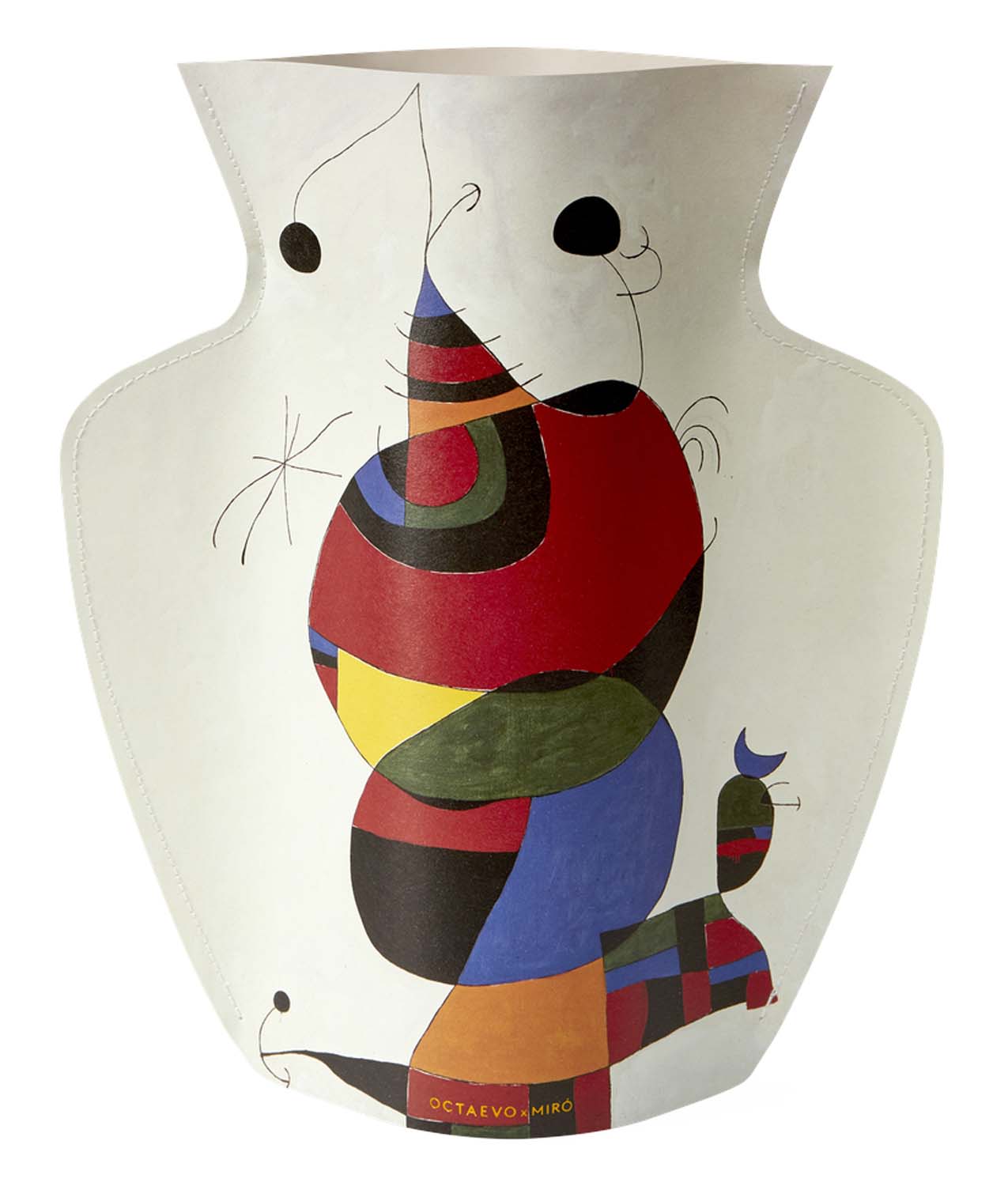 Jarrón de Papel Miró Blanco