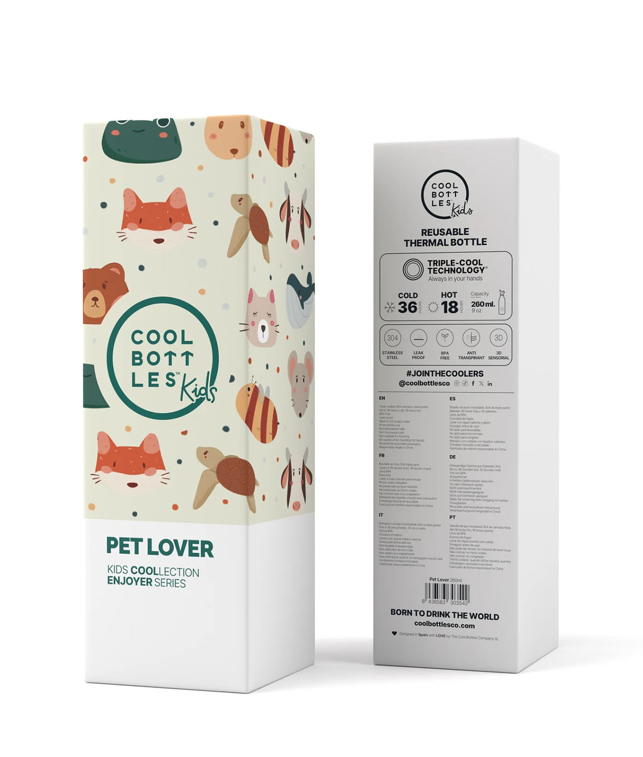 Botella Térmica Niños - Pet Lover