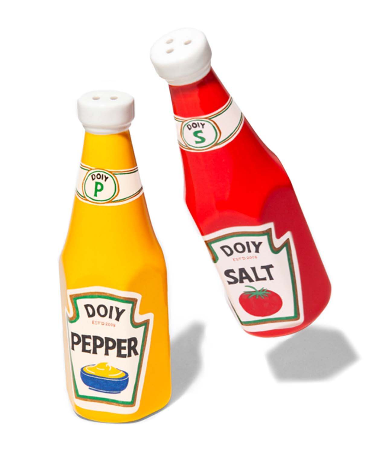 Salero y Pimentero Ketchup y Mostaza