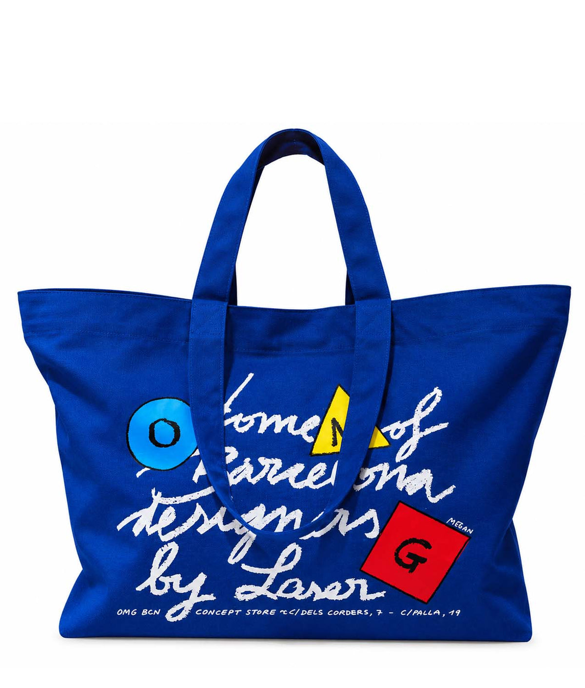Tote Bag OMG BCN by Laser - Azul
