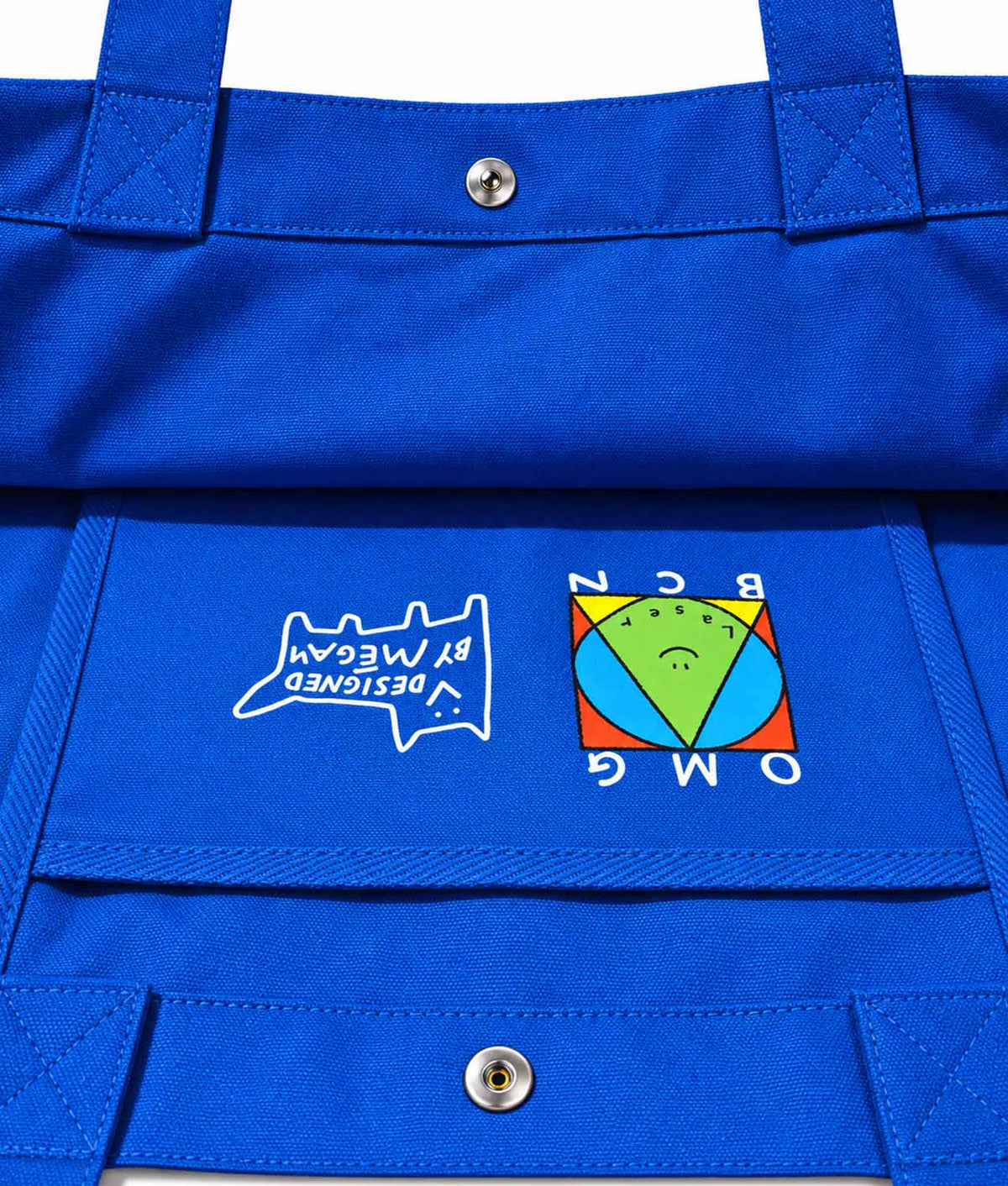 Tote Bag OMG BCN by Laser - Azul